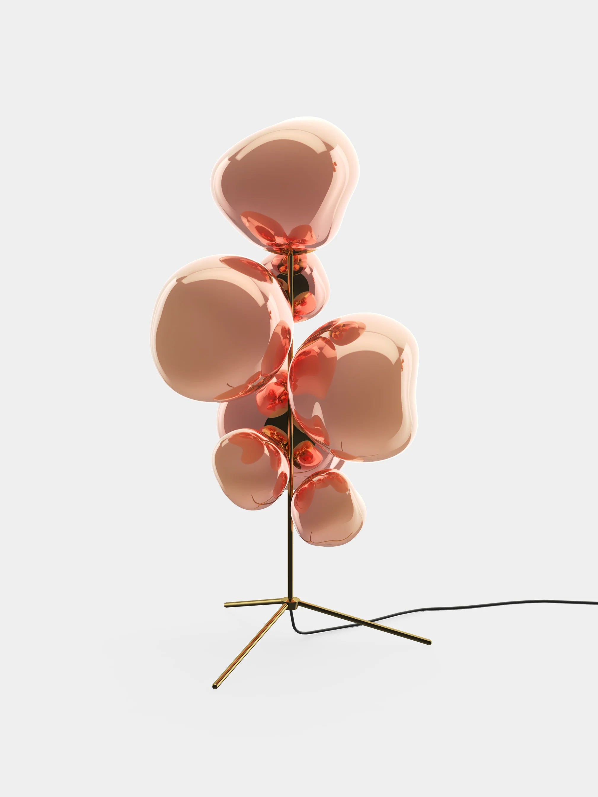 Lampa podłogowa MELT miedziany – Tom Dixon