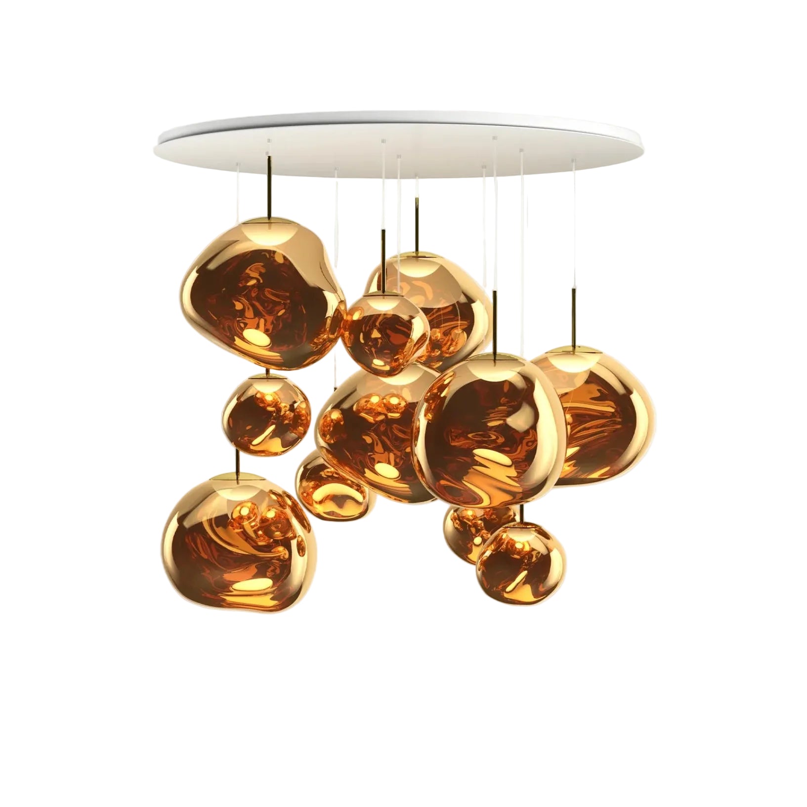 Lampa sufitowa MELT MEGA złoty
