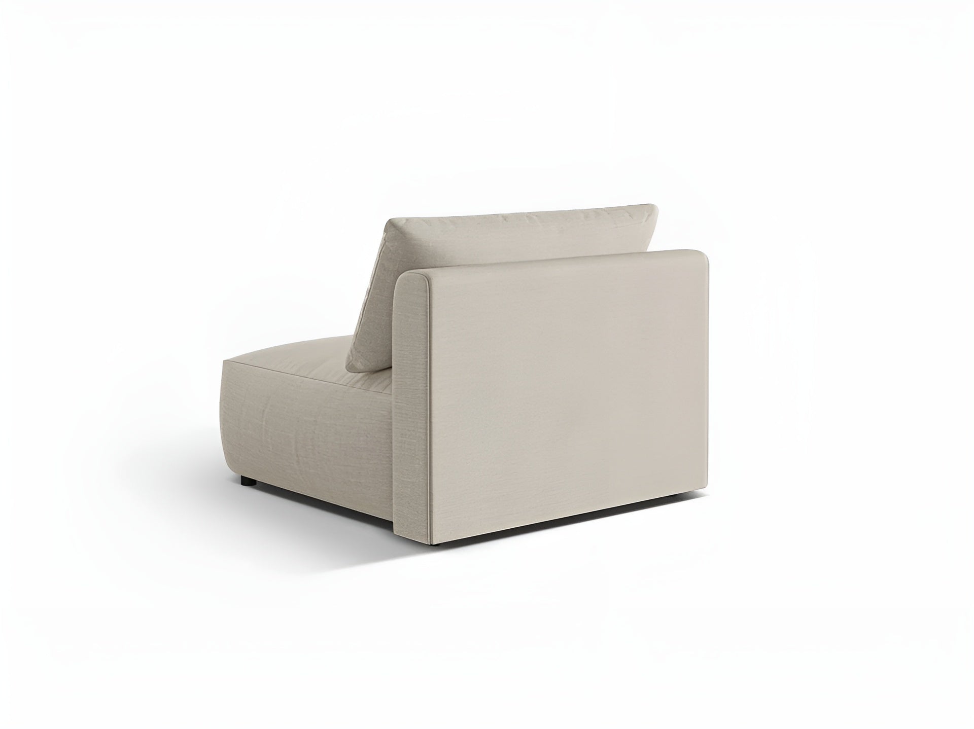 Sofa modułowa CHRIS - szeroki element środkowy beżowy szenil