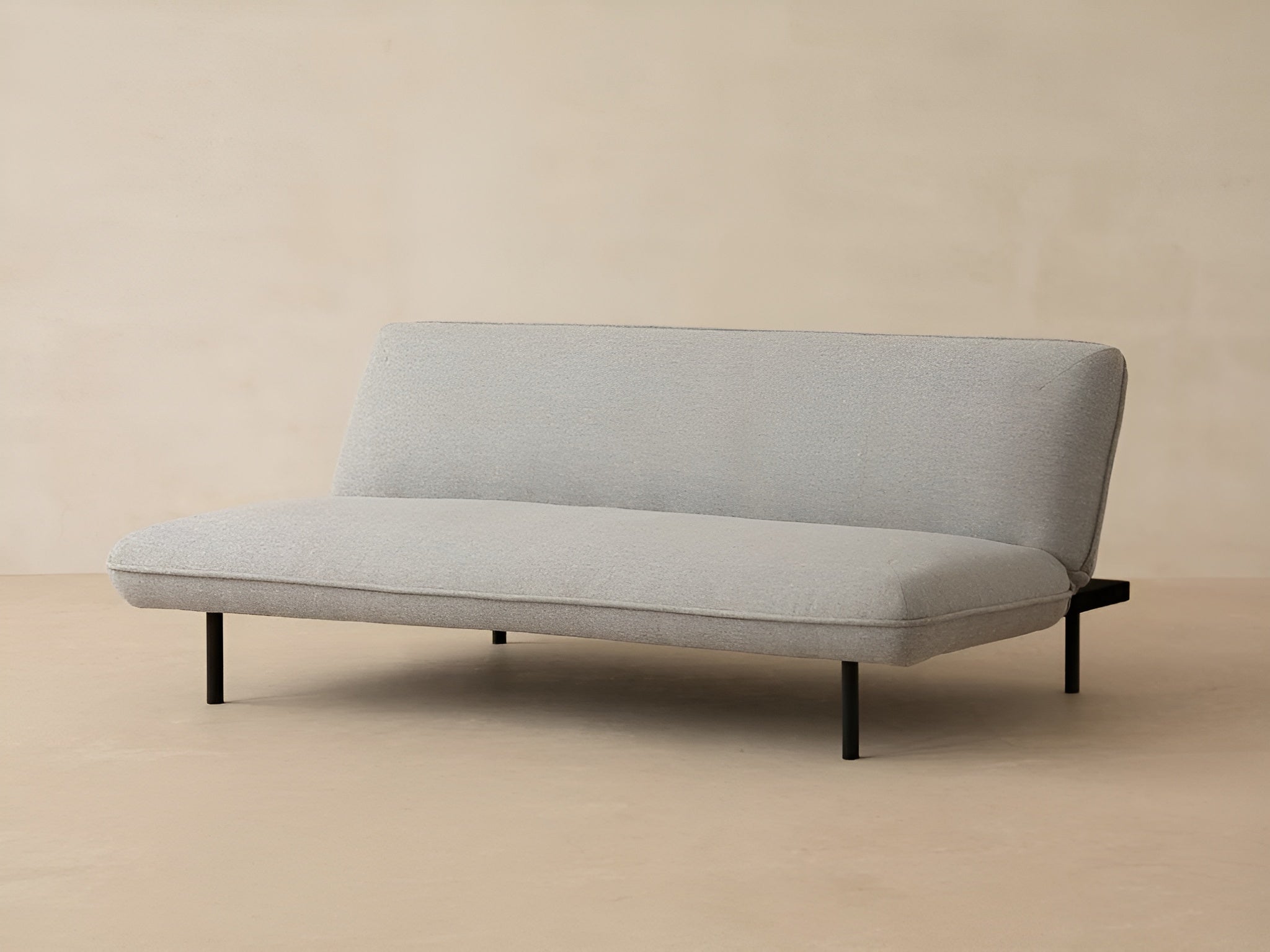 Sofa mit Schlaffunktion VALLS graues Chenille