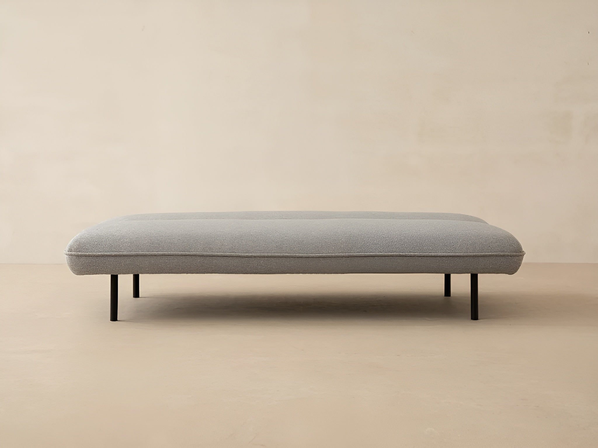 Sofa mit Schlaffunktion VALLS graues Chenille