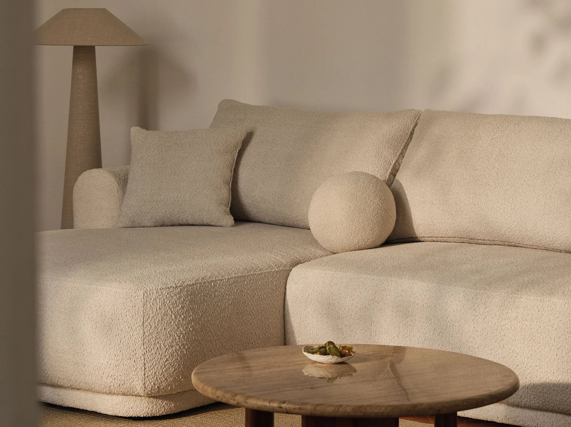 Sofa mit Schlaffunktion Ella Jasnoszary