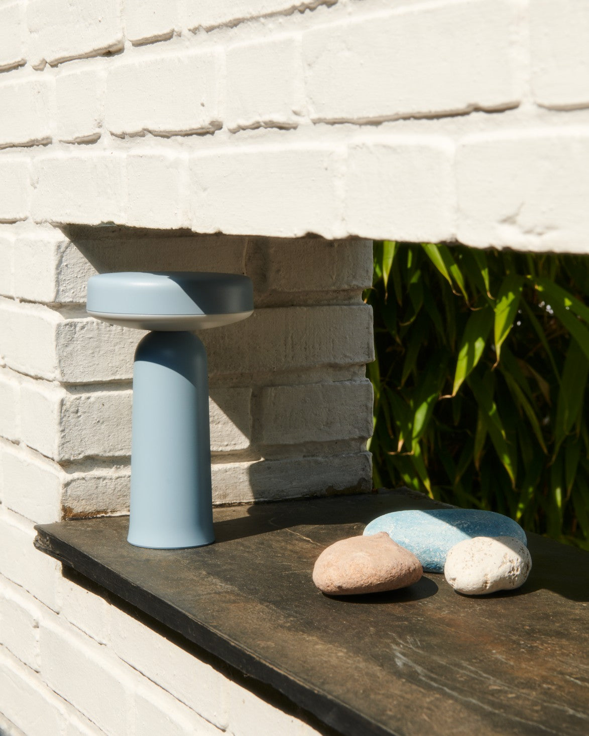 Tragbare Außenlampe EASE himmelblau