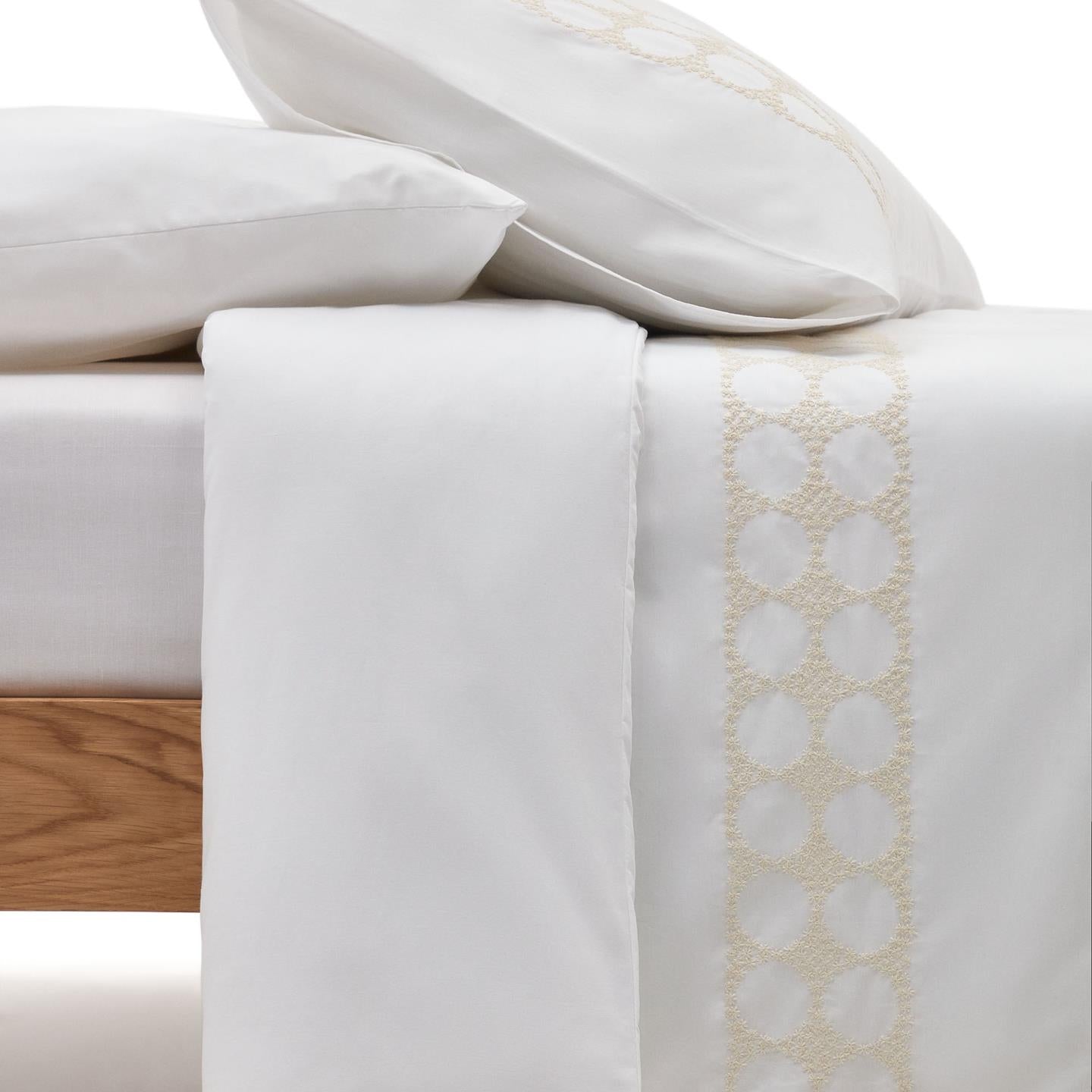 Prześcieradło TEIA biała bawełna perkalowa La Forma Eye on Design