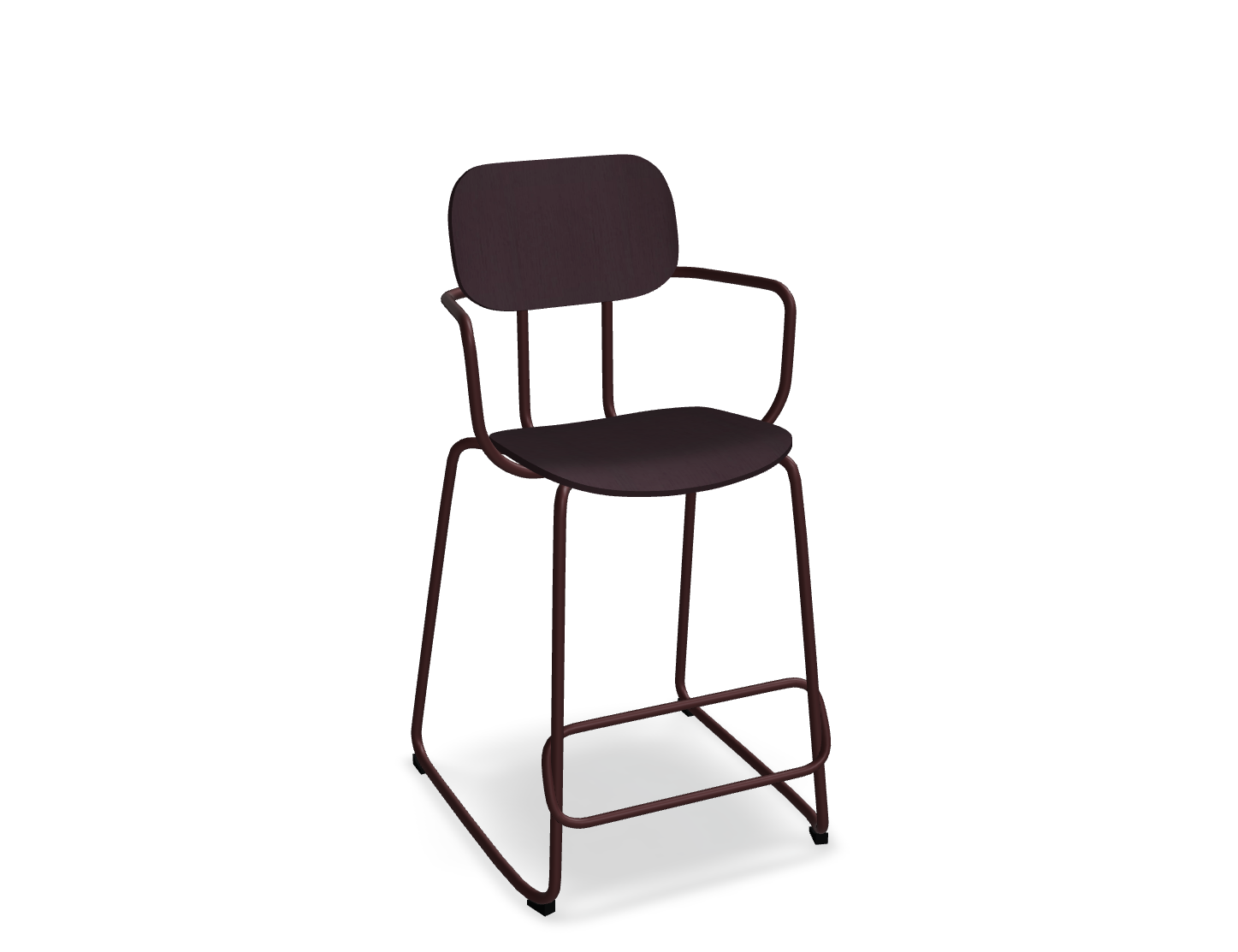 Hoker NEW SCHOOL bordowa podstawa – .mdd