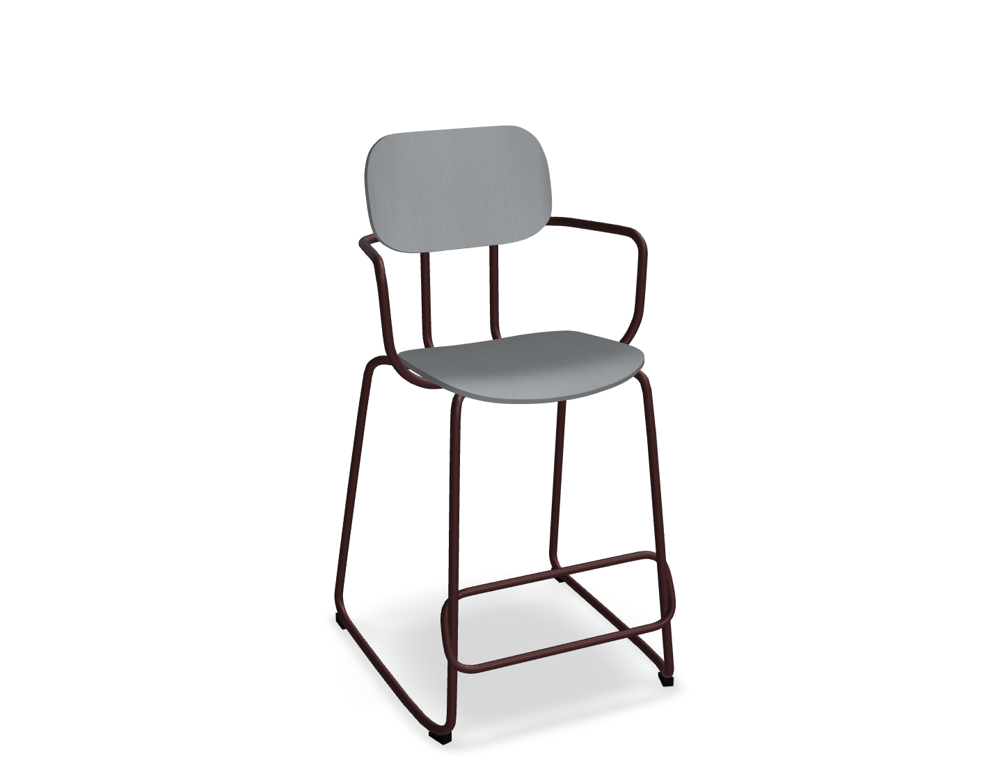 Hoker NEW SCHOOL bordowa podstawa – .mdd
