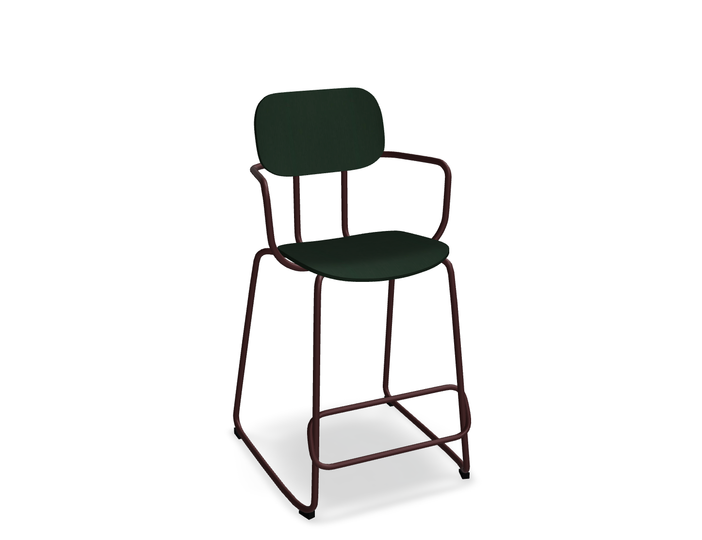 Hoker NEW SCHOOL bordowa podstawa – .mdd