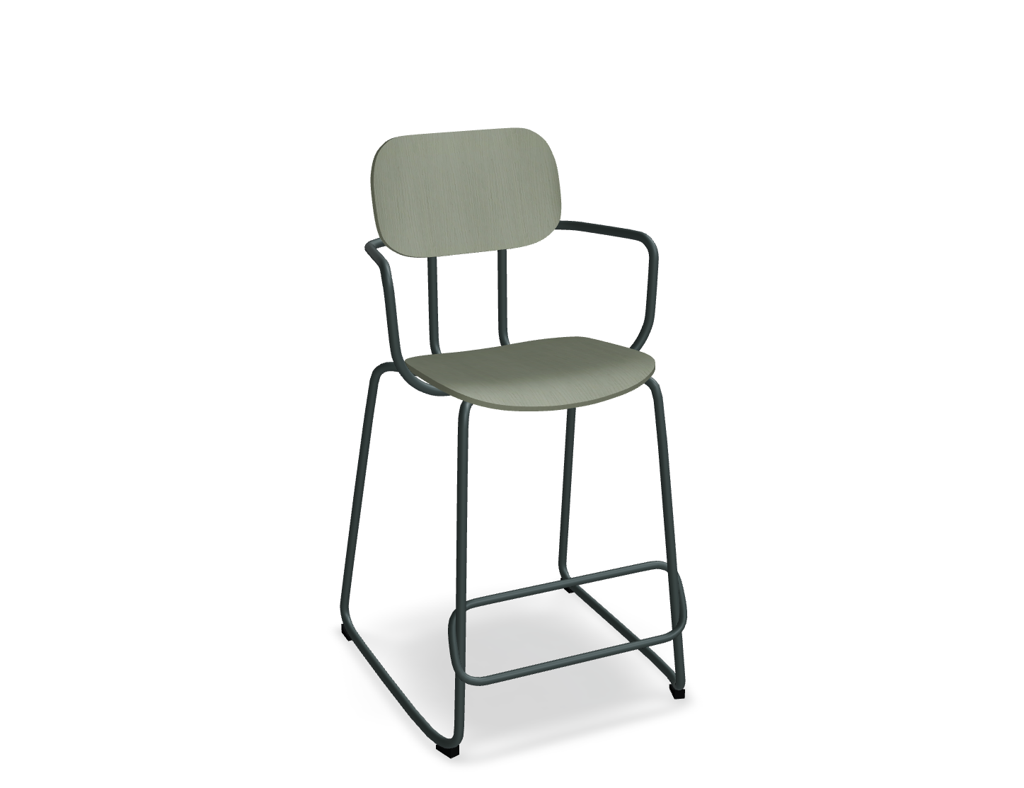 Hoker NEW SCHOOL ciemnozielona podstawa – .mdd