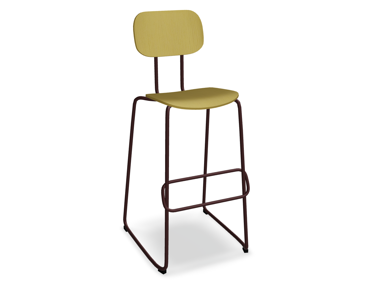 Hoker NEW SCHOOL bordowa podstawa – .mdd