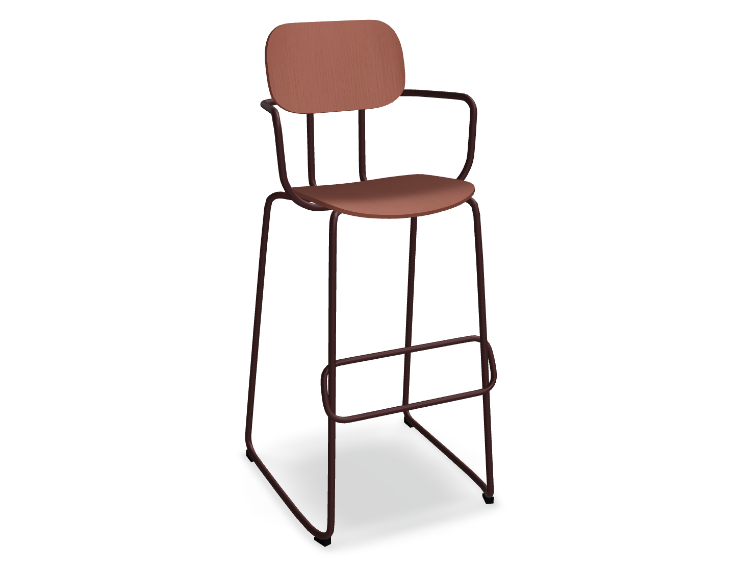 Hoker NEW SCHOOL bordowa podstawa – .mdd
