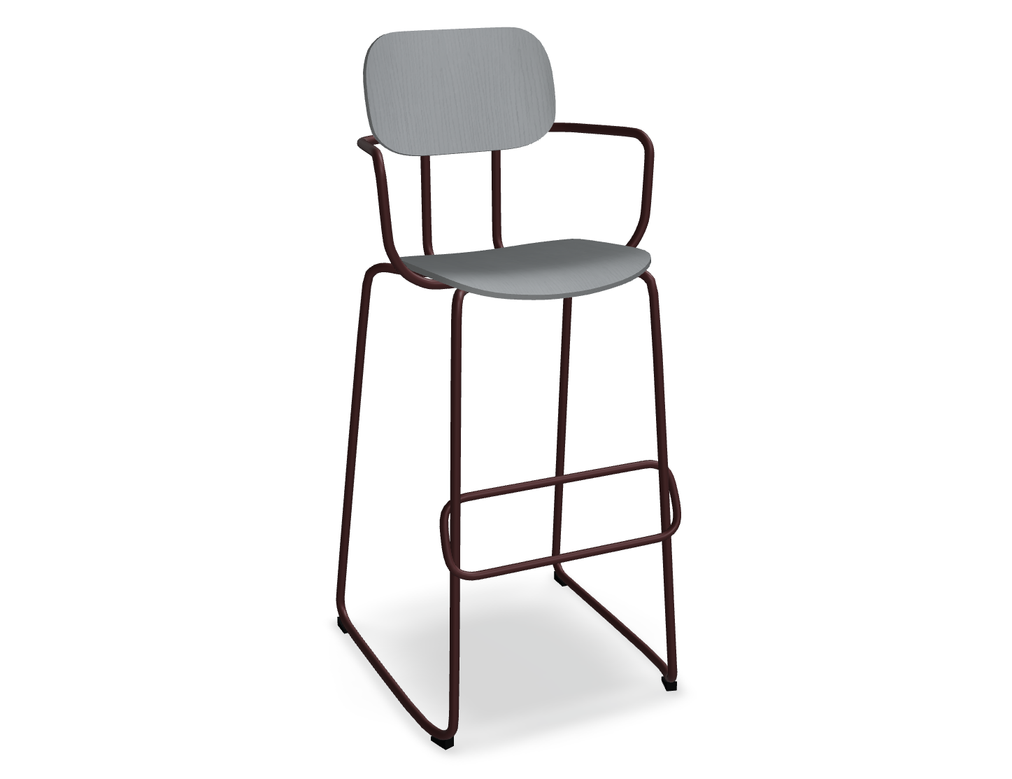 Hoker NEW SCHOOL bordowa podstawa – .mdd