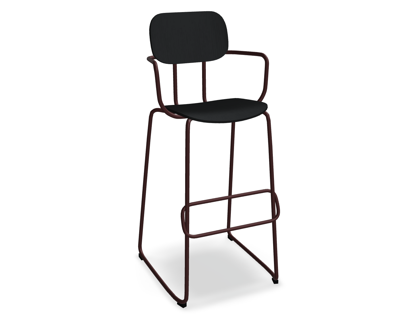 Hoker NEW SCHOOL bordowa podstawa – .mdd