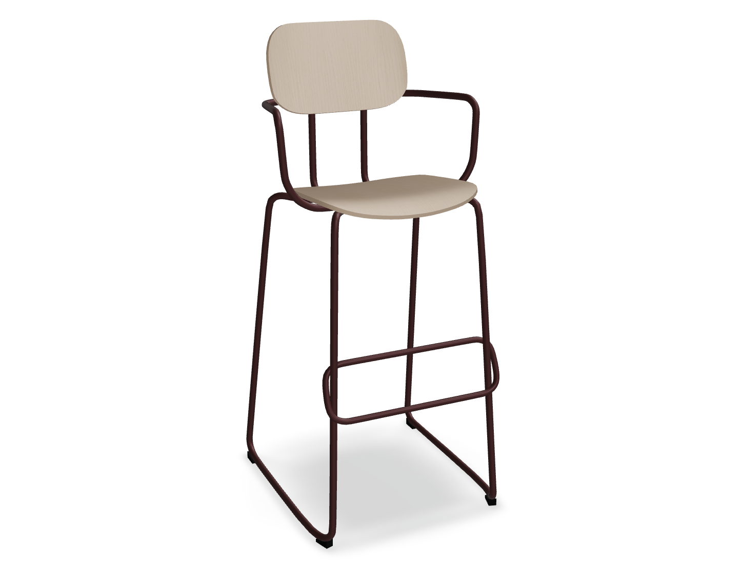 Hoker NEW SCHOOL bordowa podstawa – .mdd