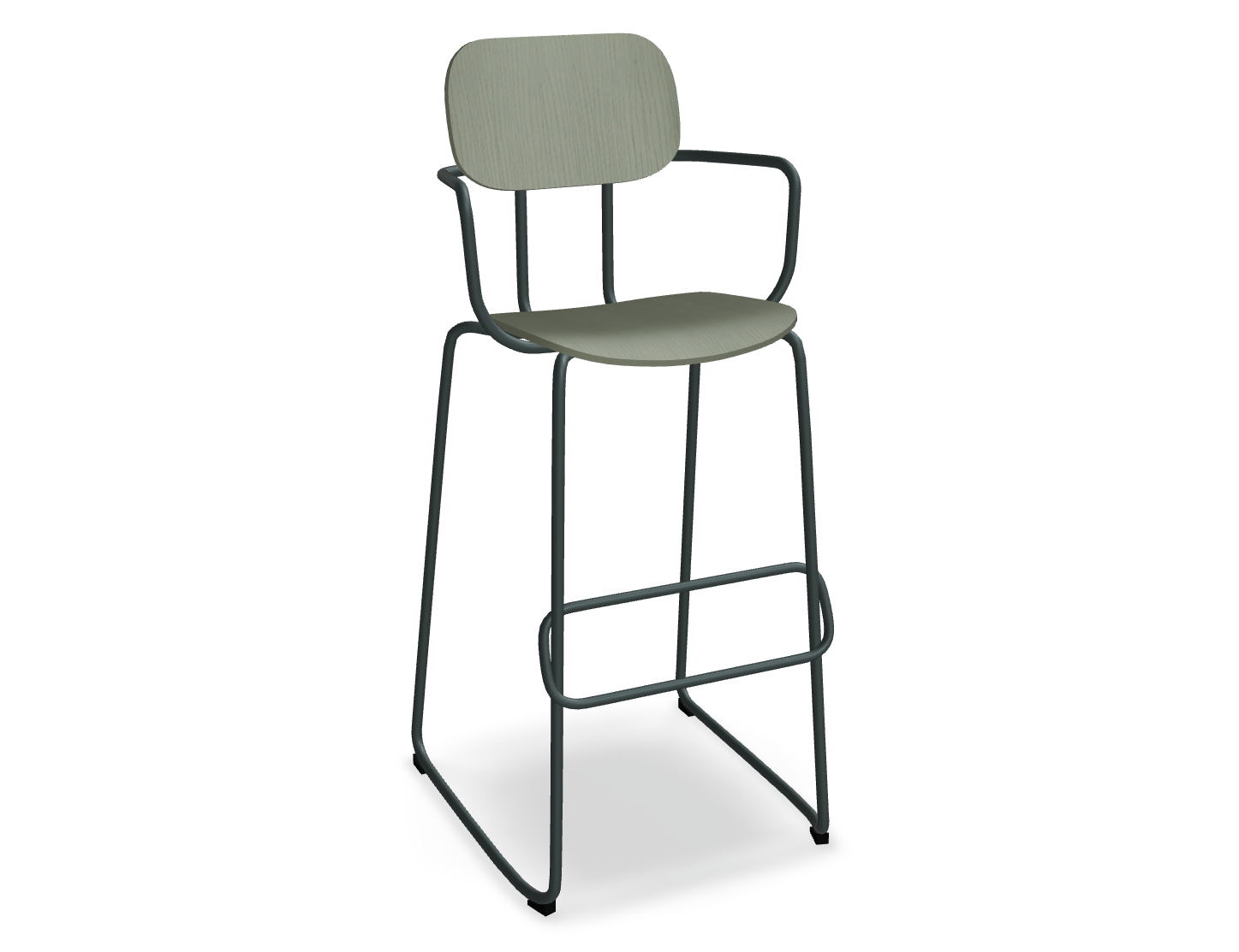 Hoker NEW SCHOOL ciemnozielona podstawa – .mdd