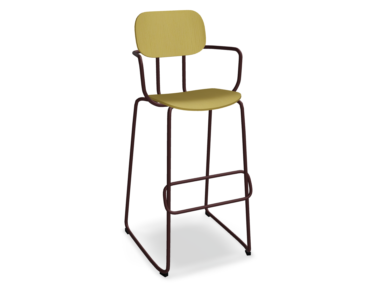 Hoker NEW SCHOOL bordowa podstawa – .mdd