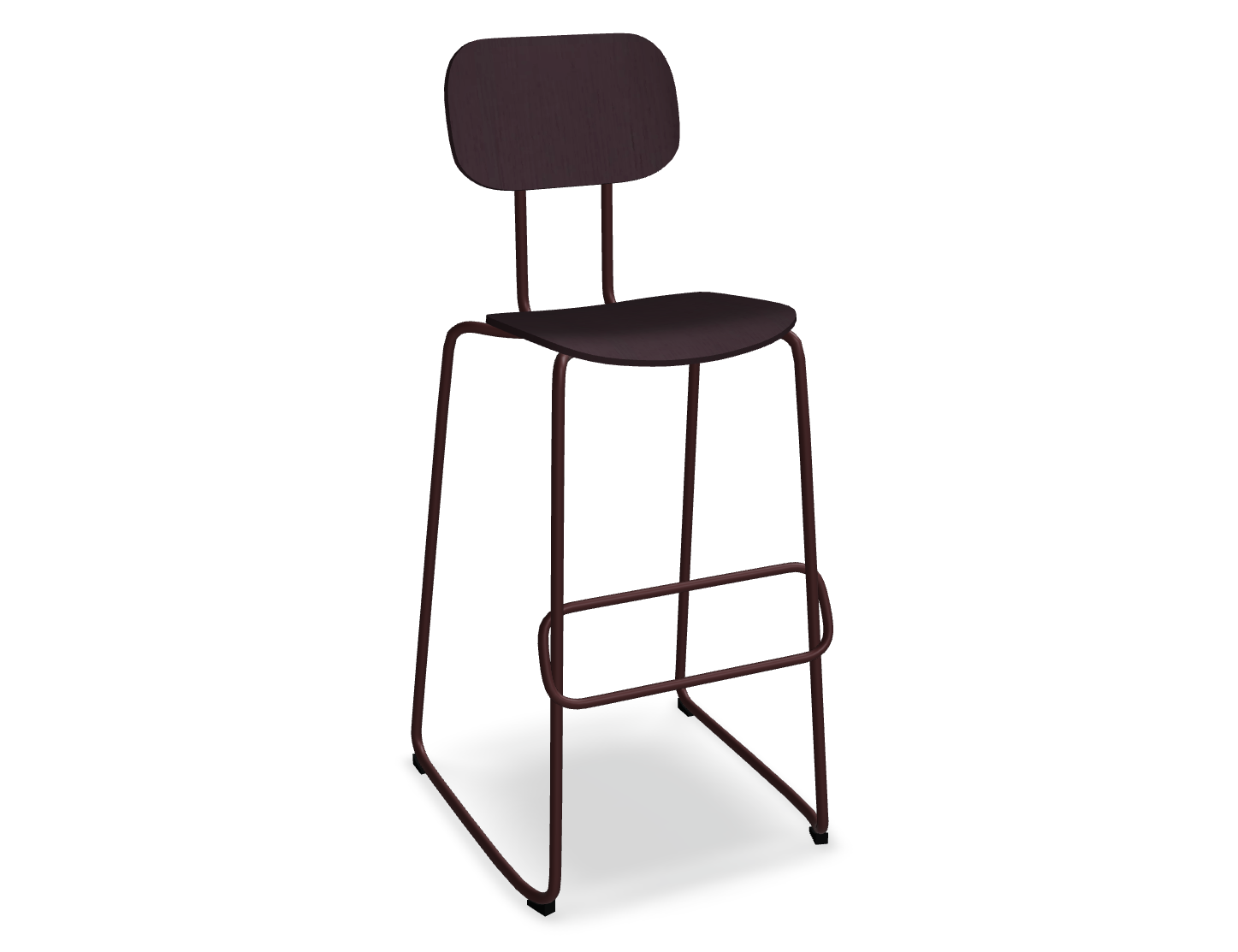Hoker NEW SCHOOL bordowa podstawa – .mdd