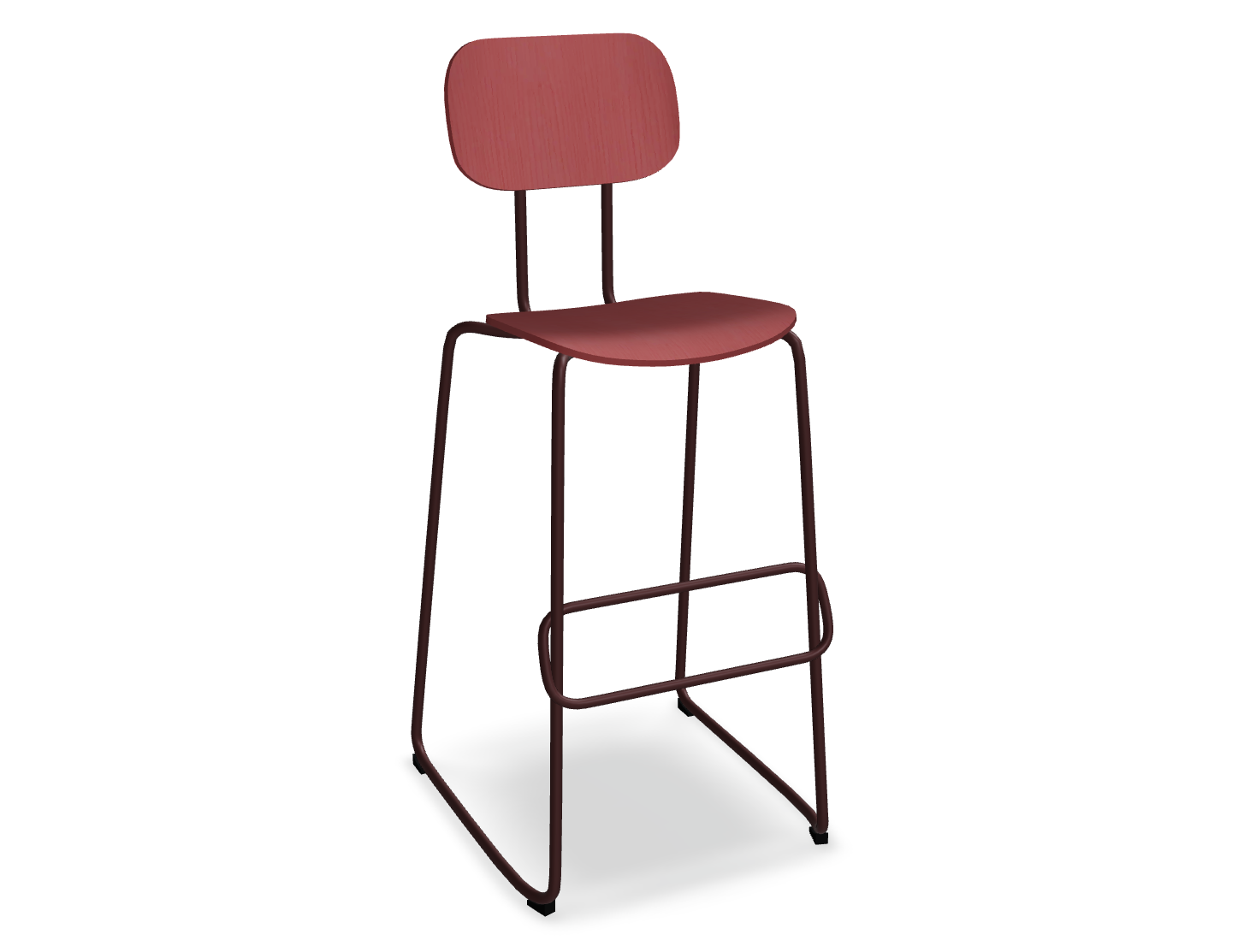Hoker NEW SCHOOL bordowa podstawa – .mdd