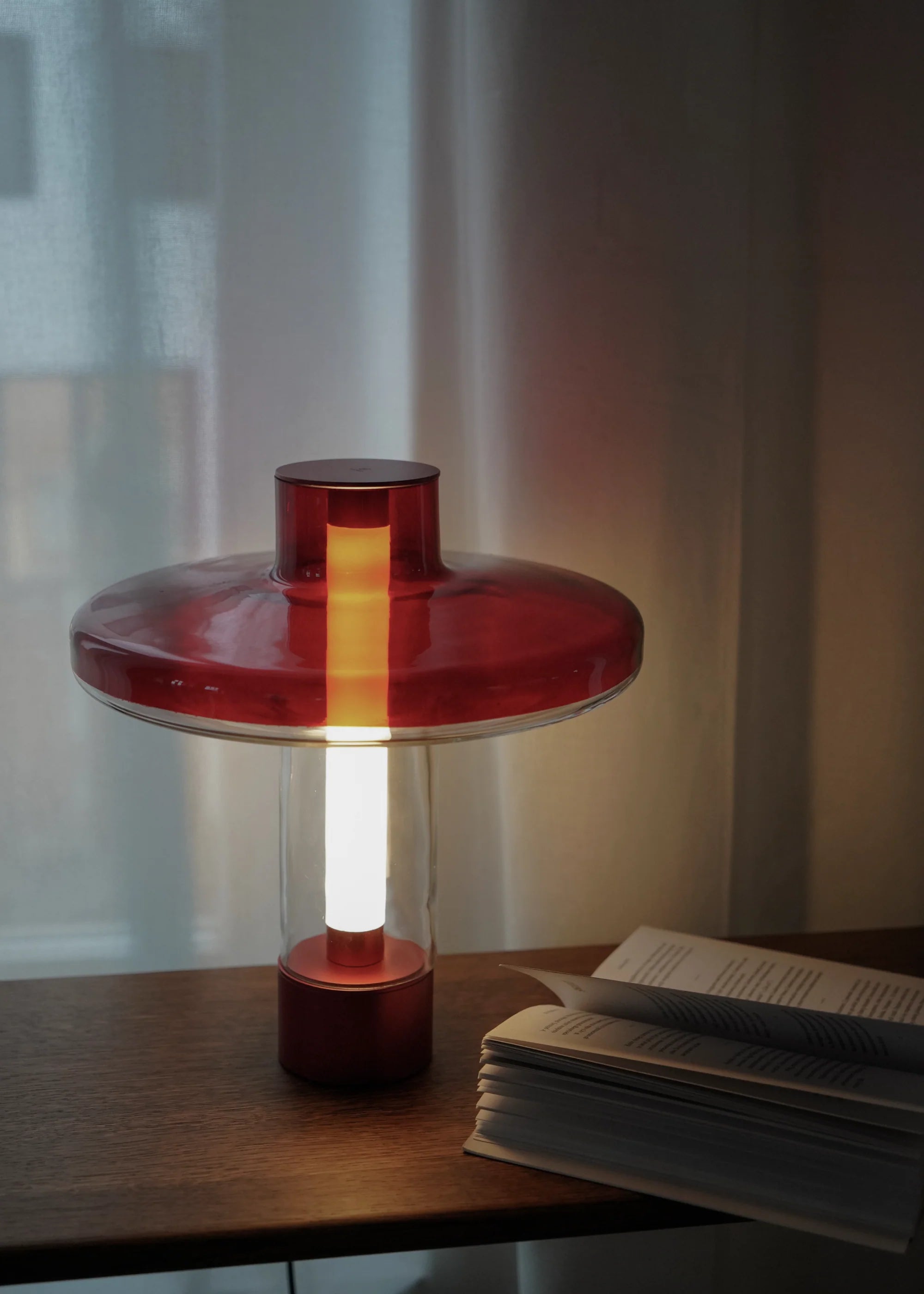 Tischlampe NEVO rot