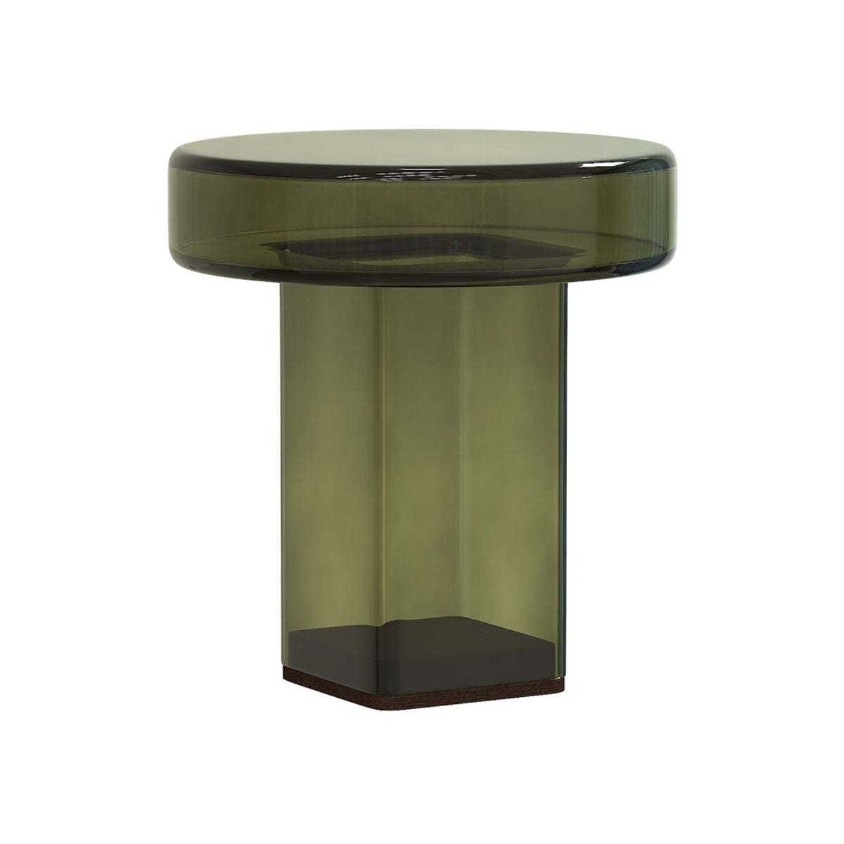 NAKED Side Table Green Glass