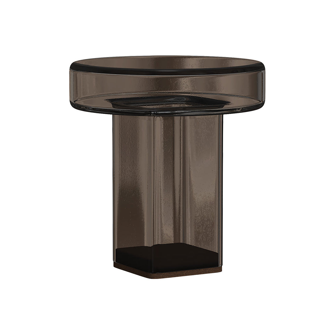 Stolik boczny NAKED dymione szkło