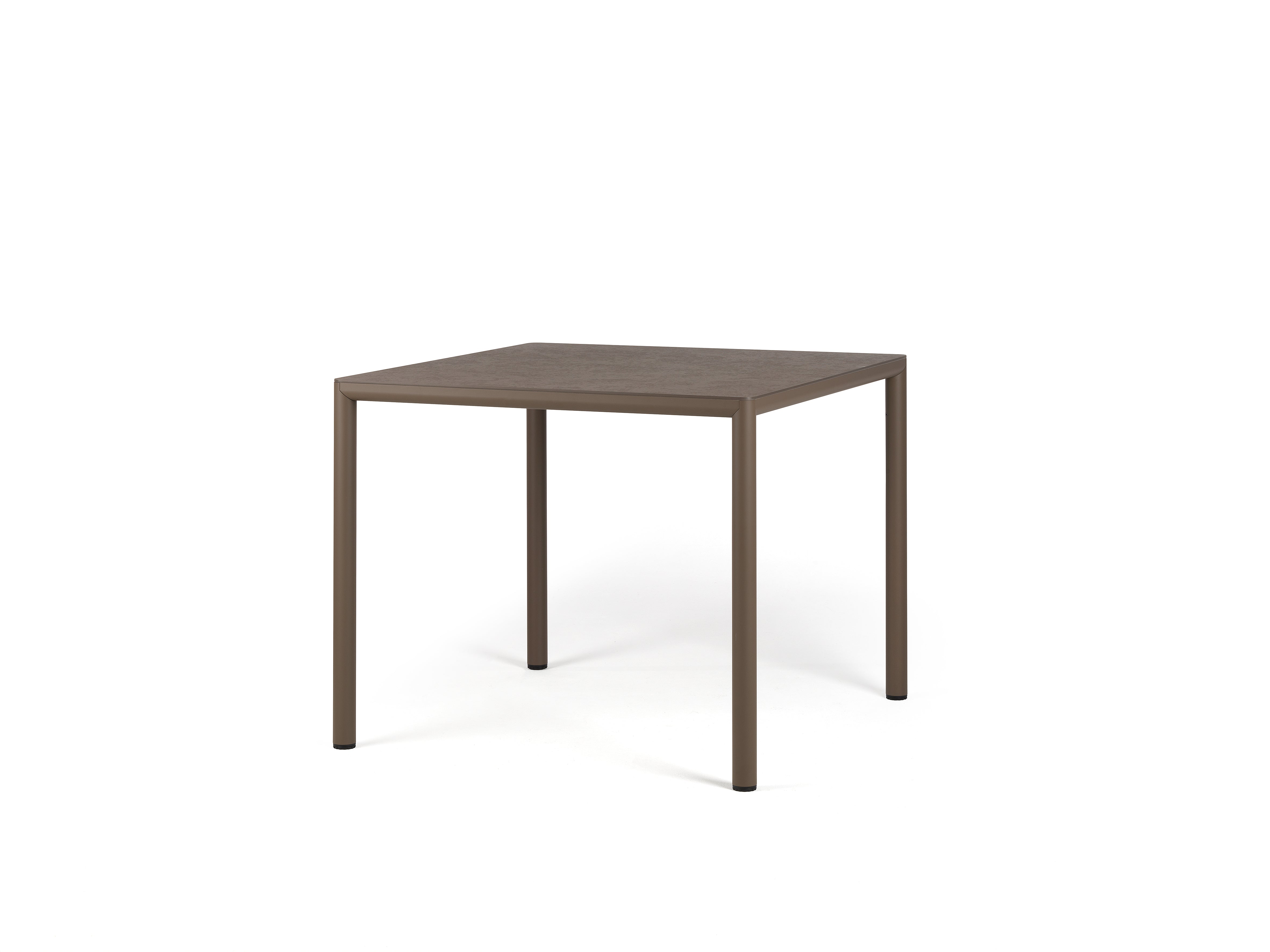 Quadratischer Außentisch PIAVE braun