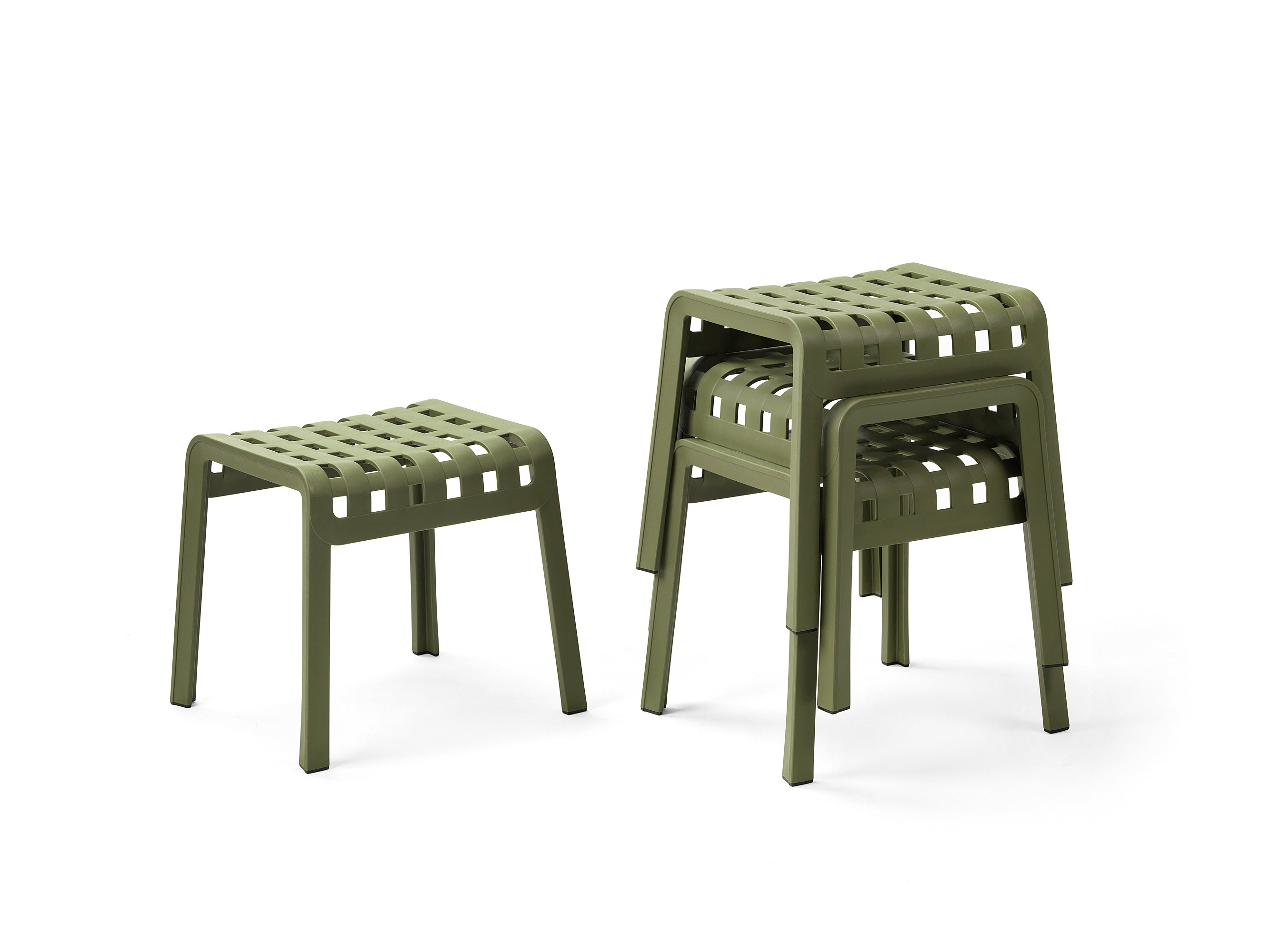 Outdoor Footrest POGGIO agave green