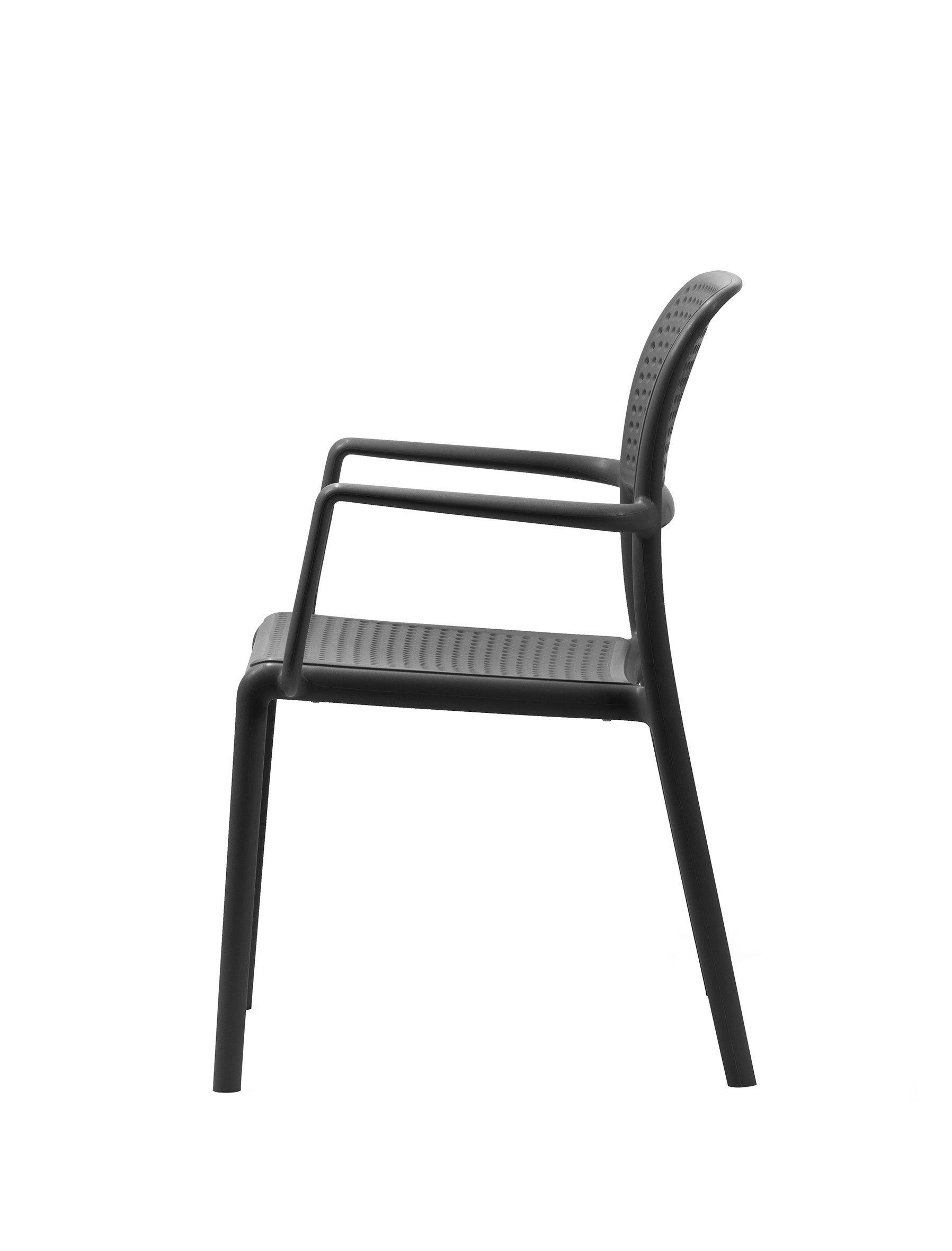 Outdoor chair with armrests BORA agave green