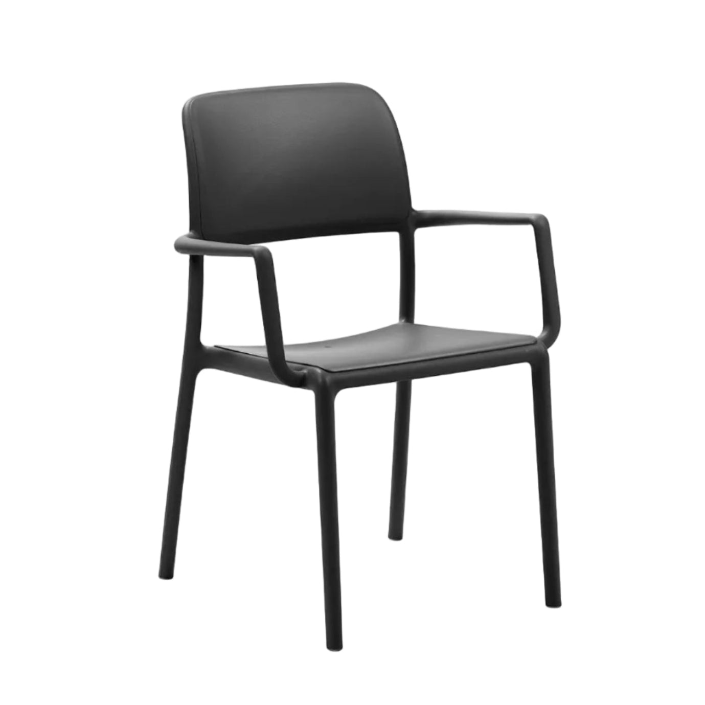 RIVA Anthracite Outdoor Chair with Armrests