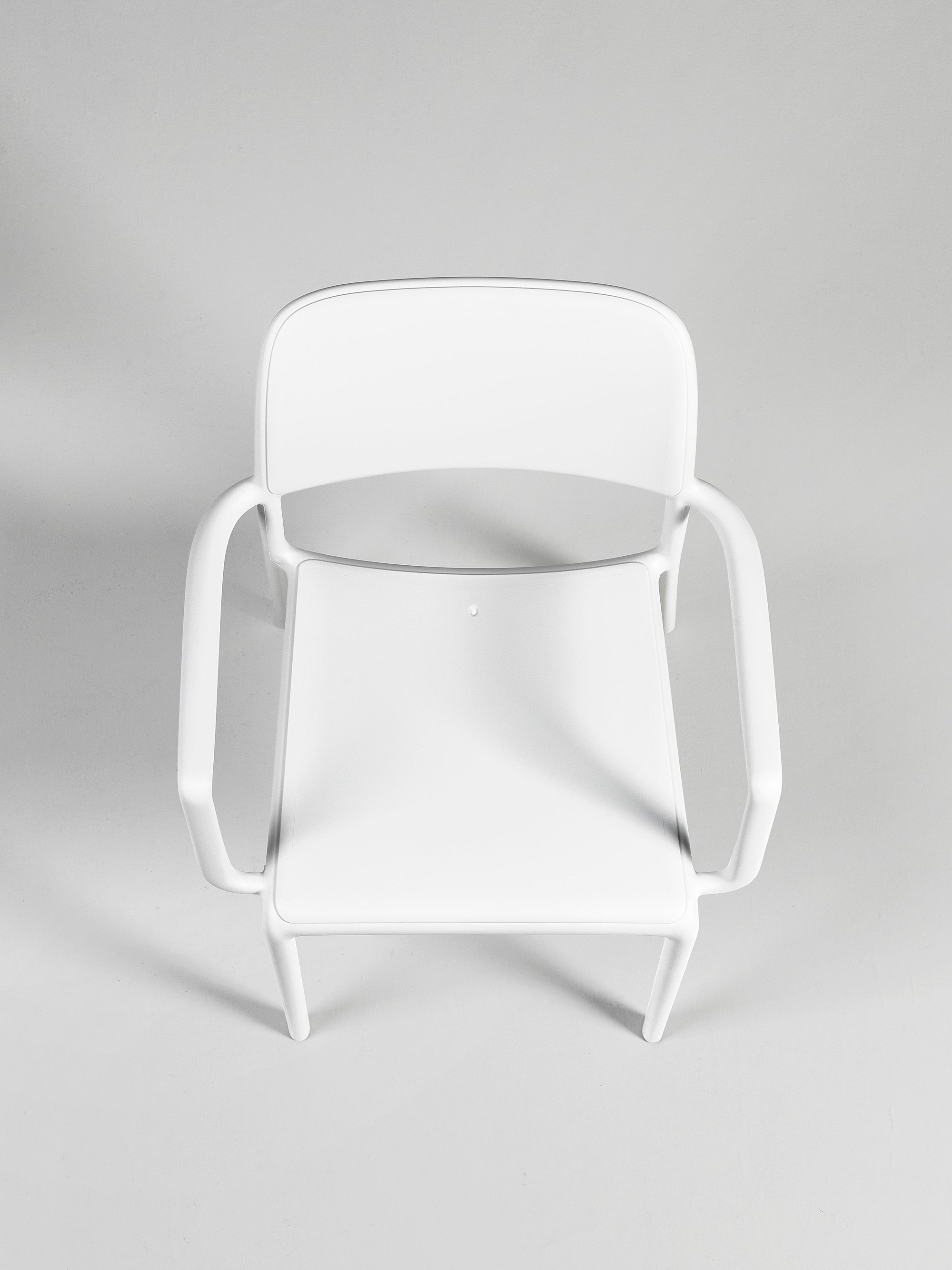 RIVA Blue Outdoor Chair with Armrests