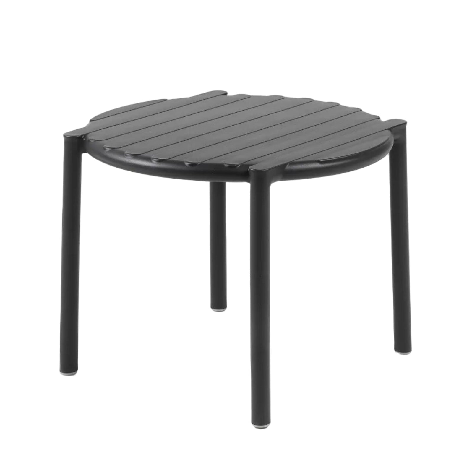 Round Outdoor Side Table DOGA Anthracite