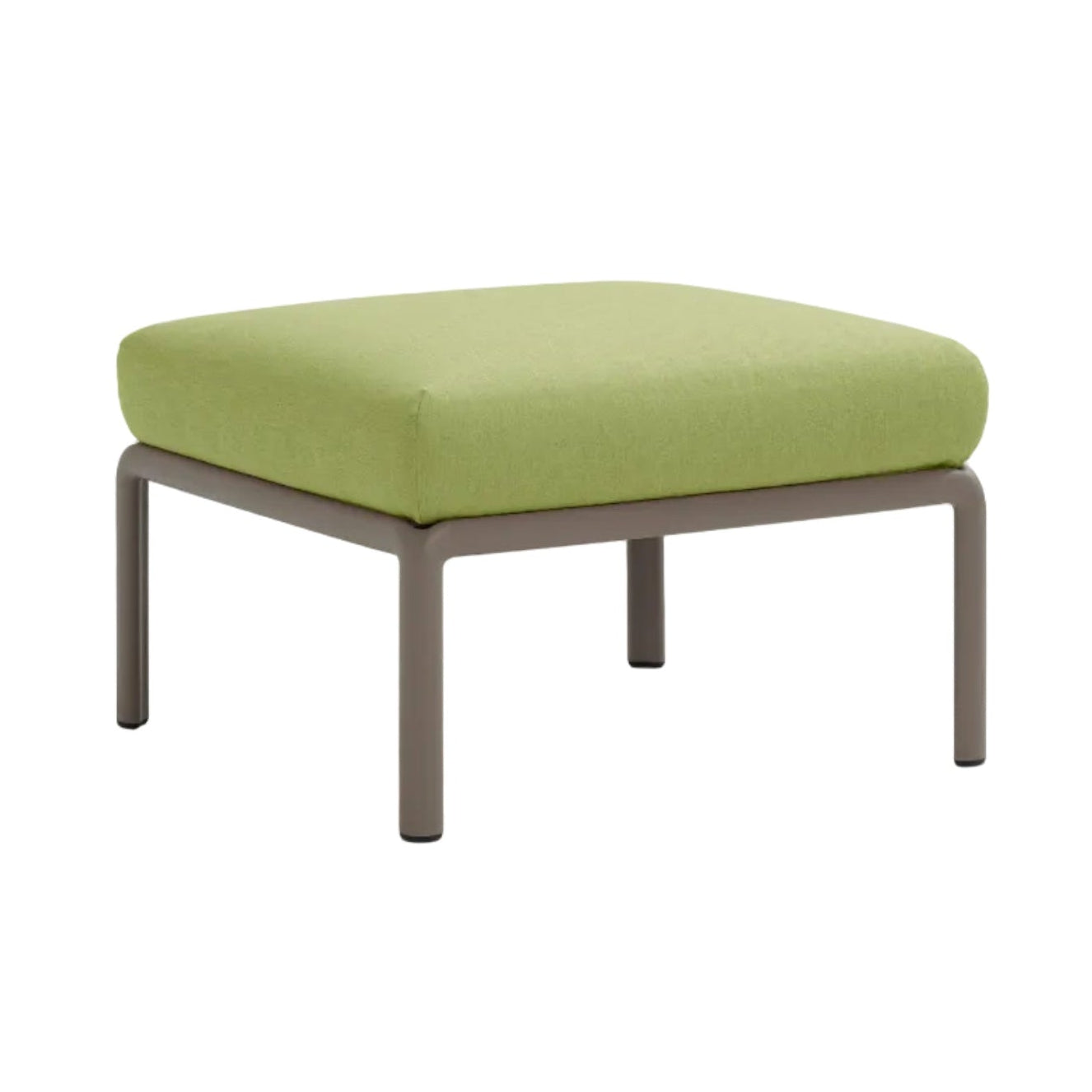 Outdoor Pouf KOMODO Green Sunbrella® with Taupe Base