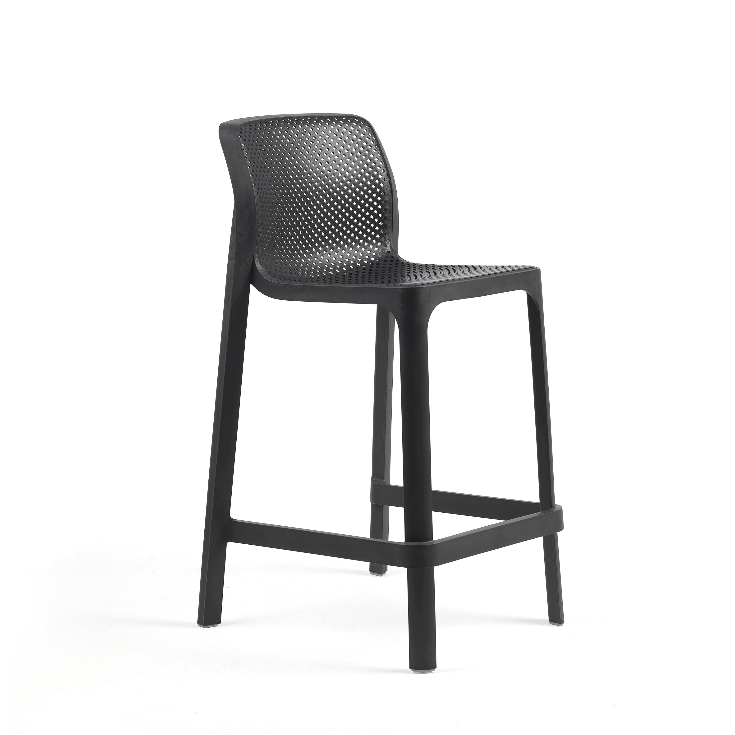 Outdoor Stool NET Anthracite