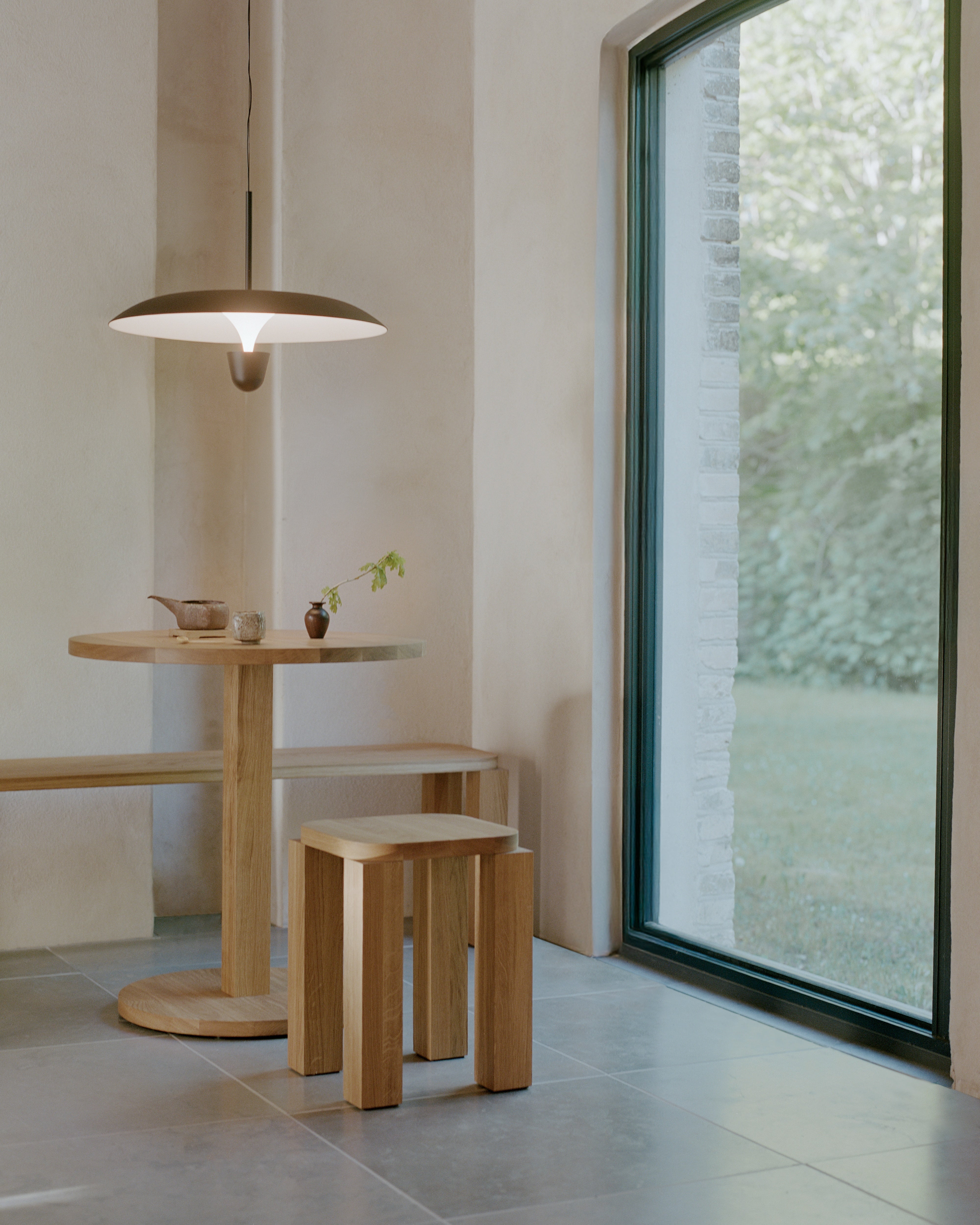 Lampa wisząca KANTARELL czarny z białym wykończeniem