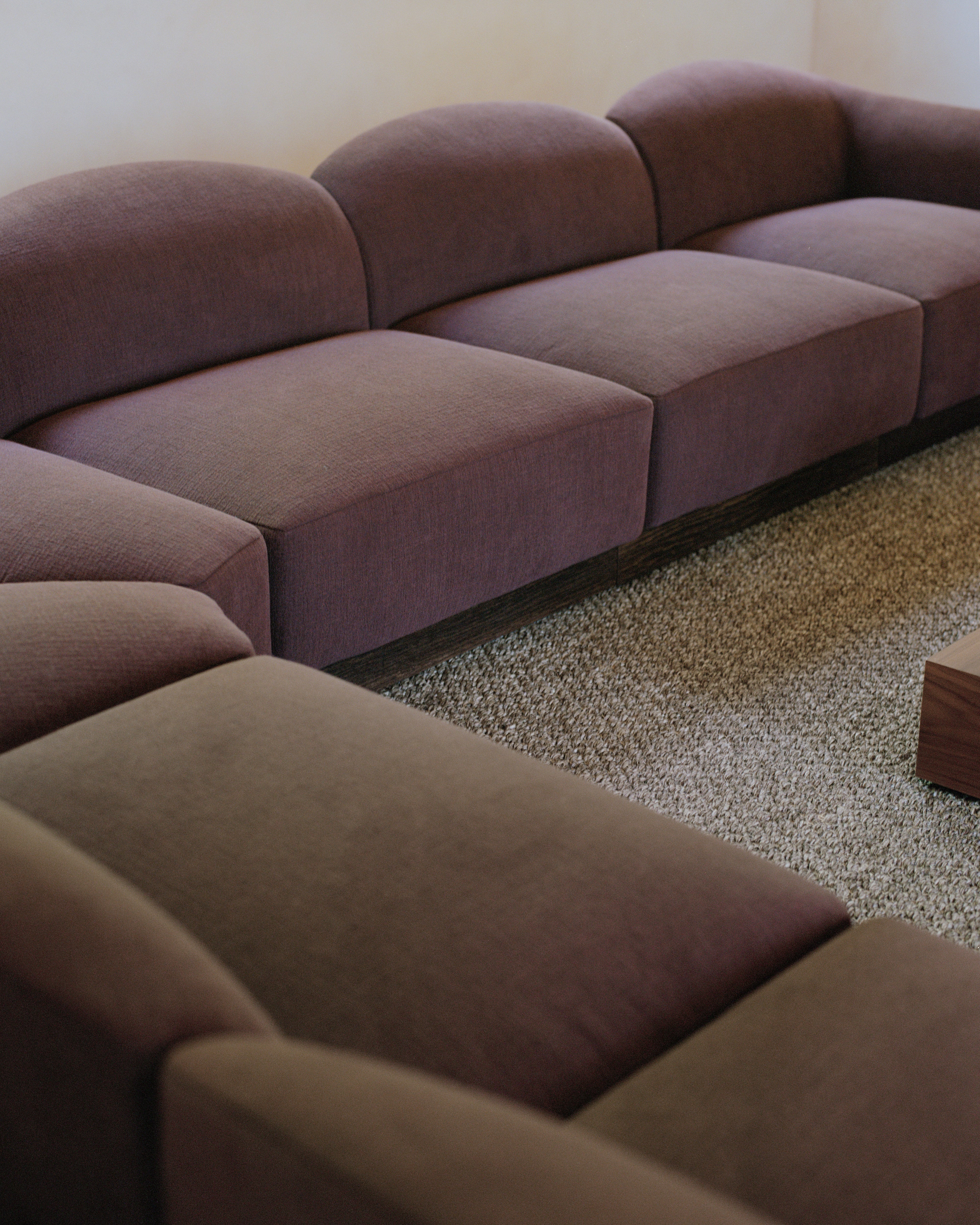 SHORE Modular Sofa - Custom Rounded Corner Element
