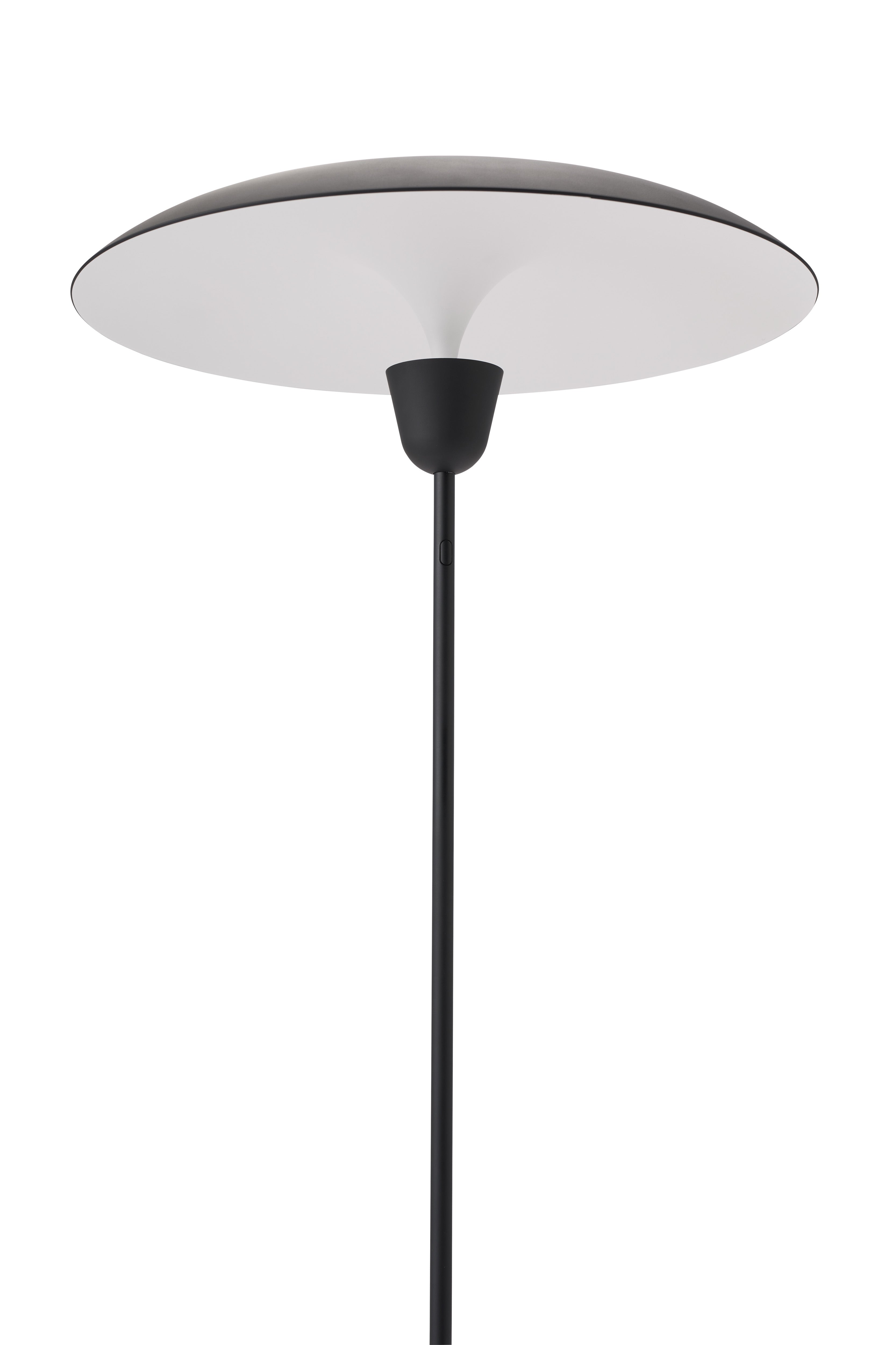 Stehlampe KANTARELL schwarz mit weißem Finish