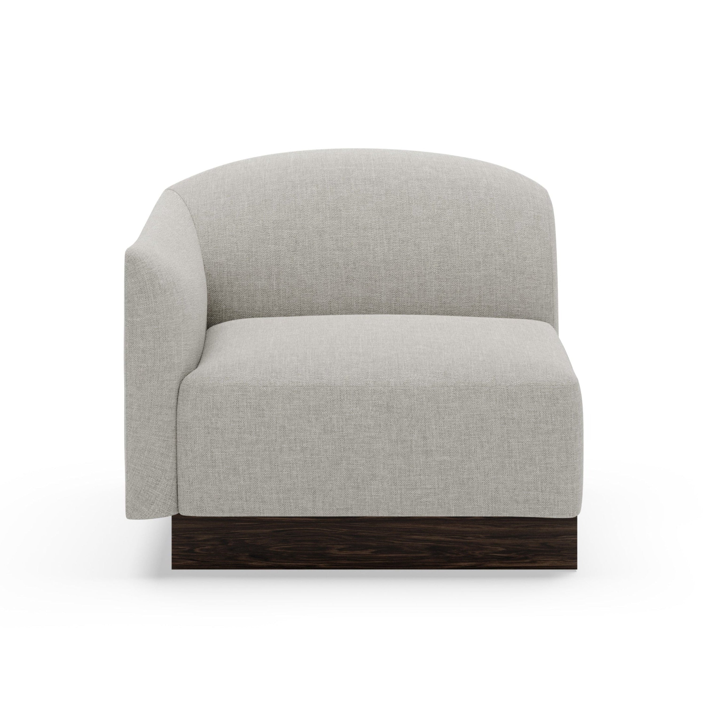 Modulares Sofa SHORE - personalisierbares Endelement links