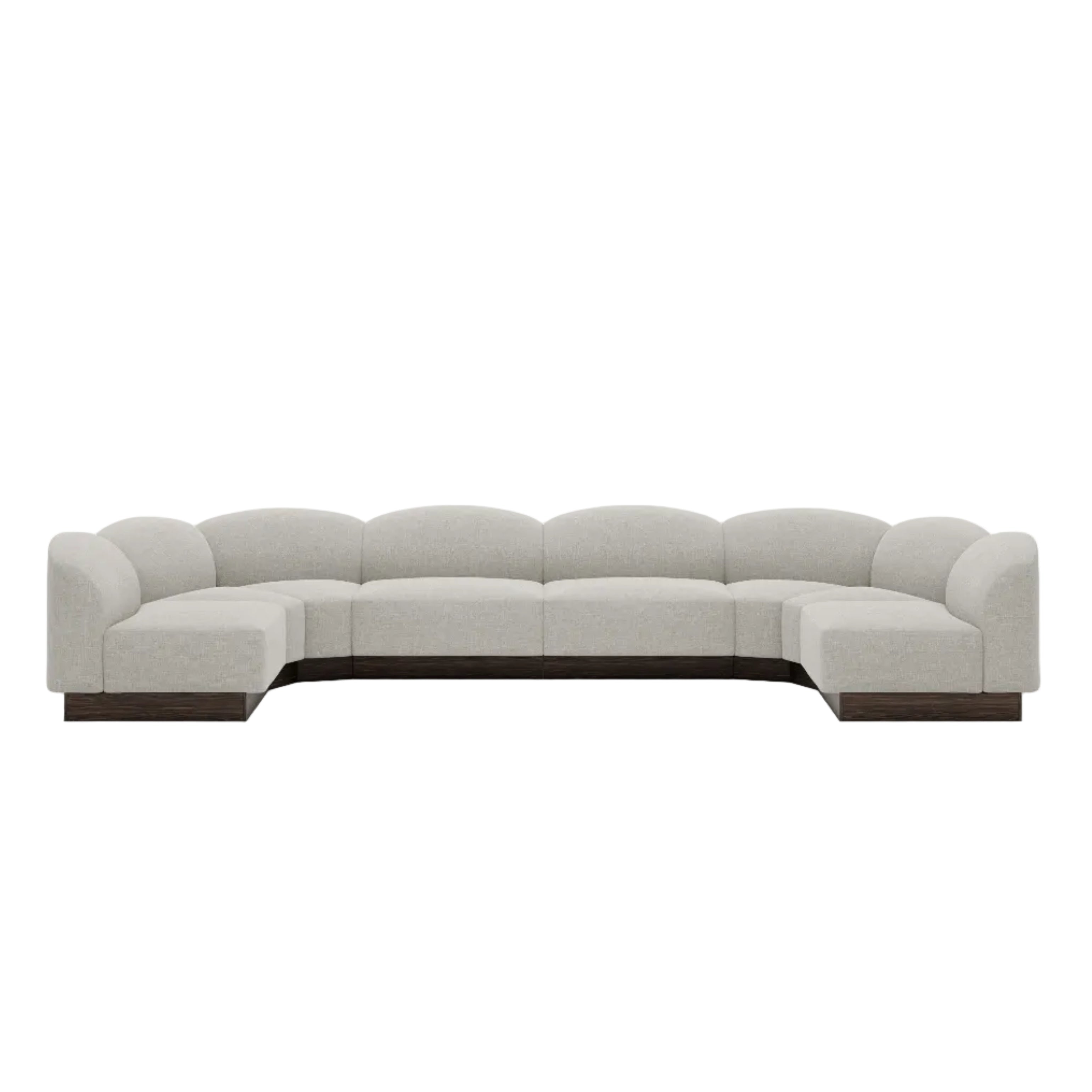 SHORE customizable U-shaped modular corner sofa