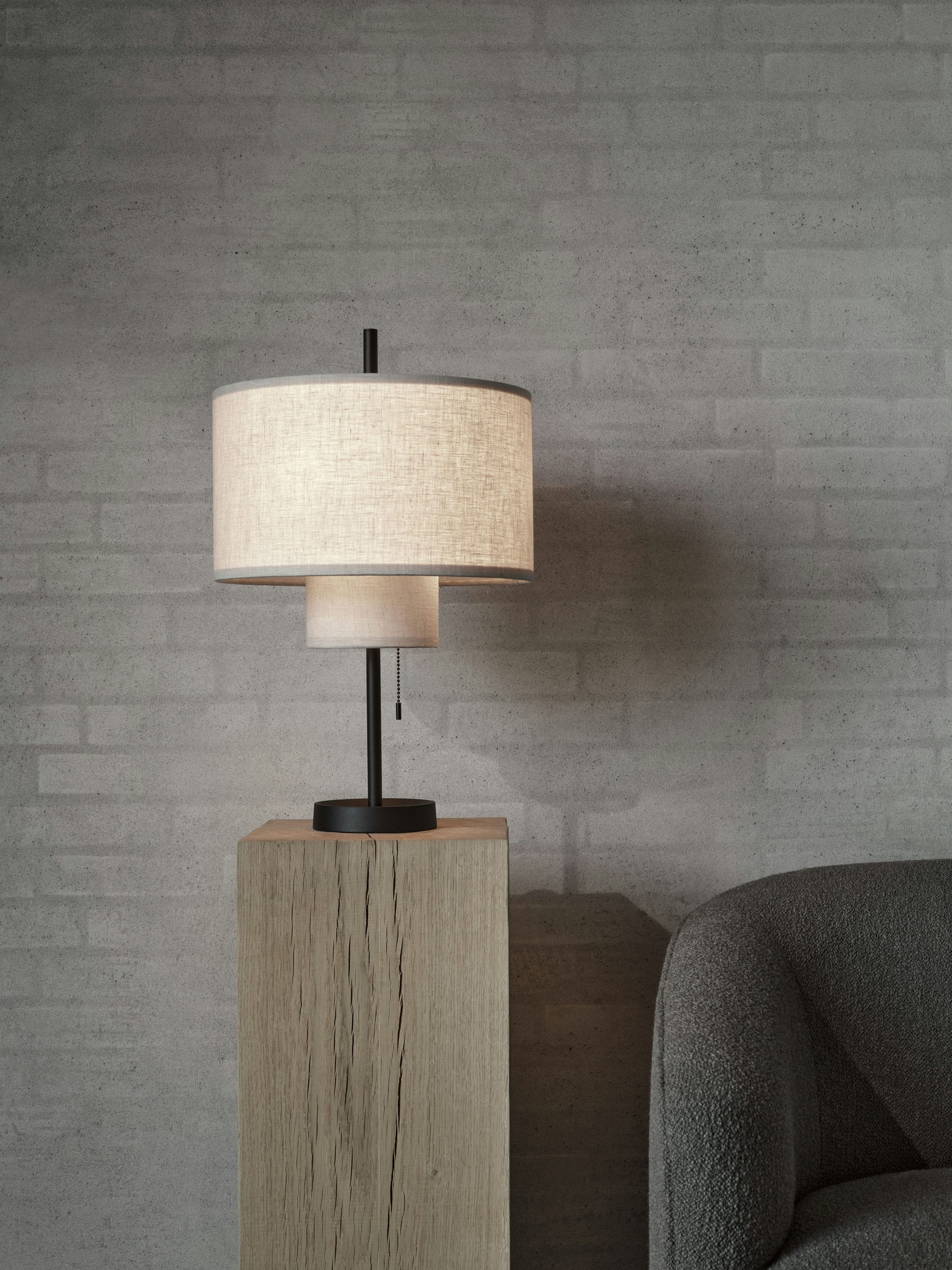 Lampa stołowa MARGIN beżowy