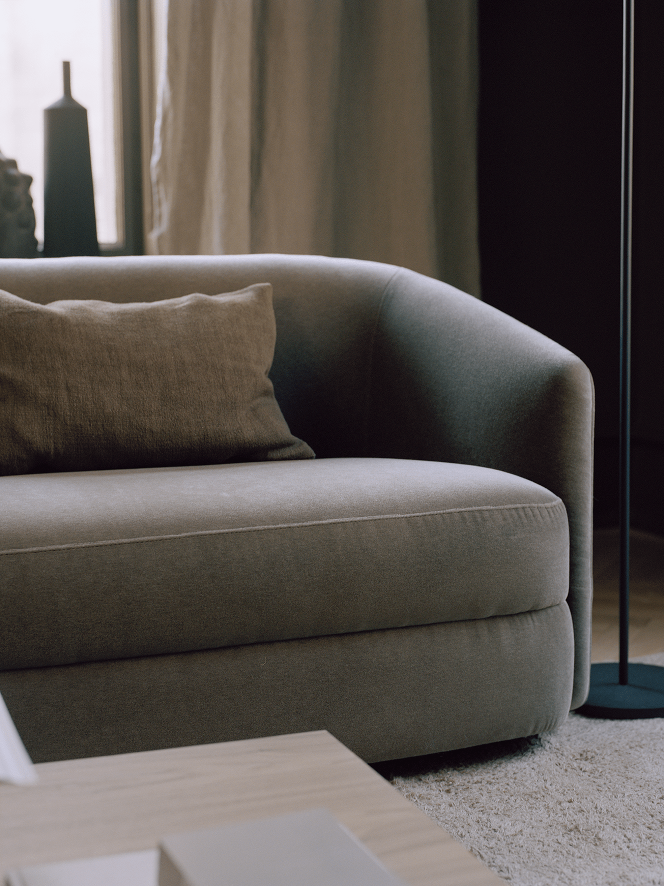 3-seater Covent Narrow Upholstered