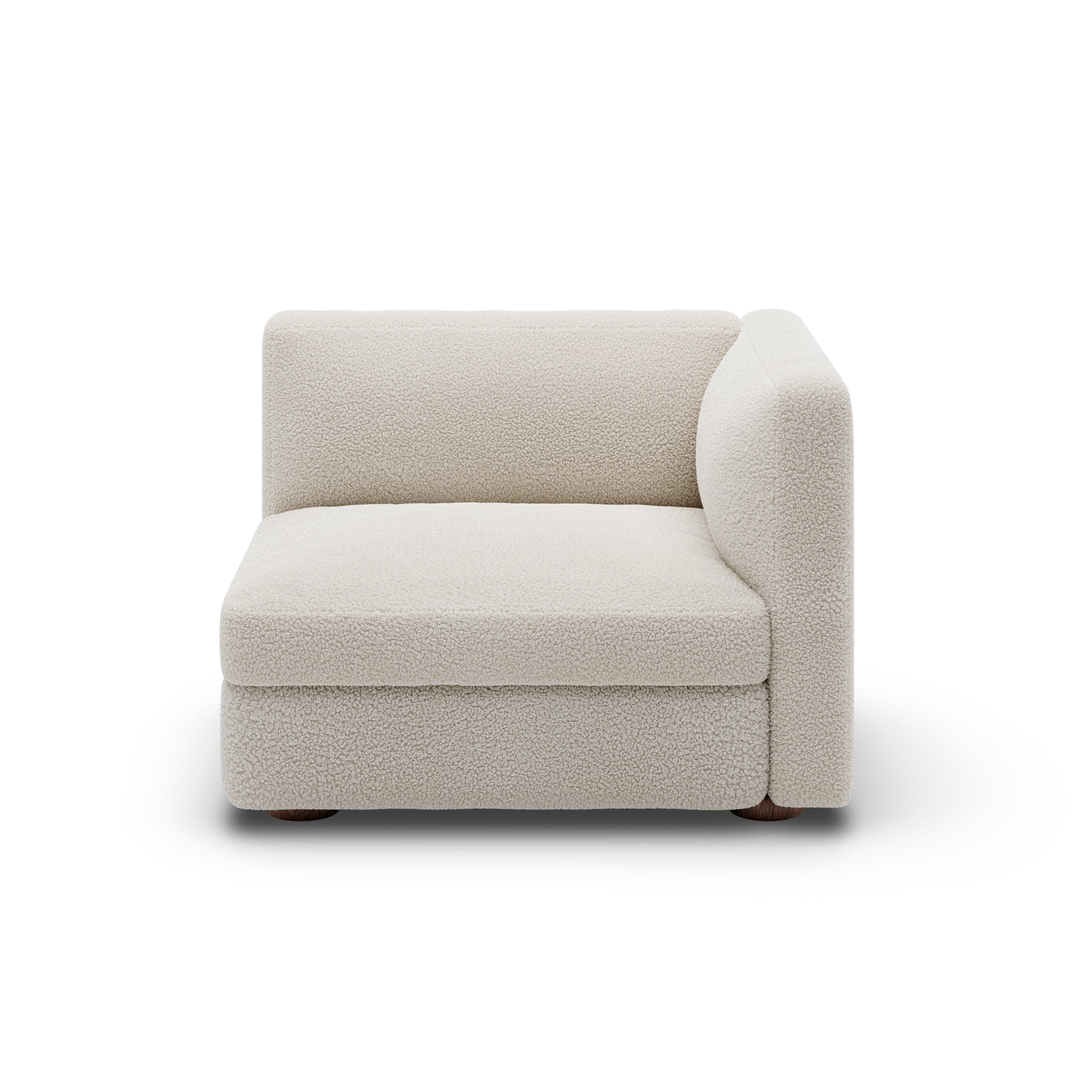Sofa modułowa CODA - element końcowy prawostronny tapicerowany