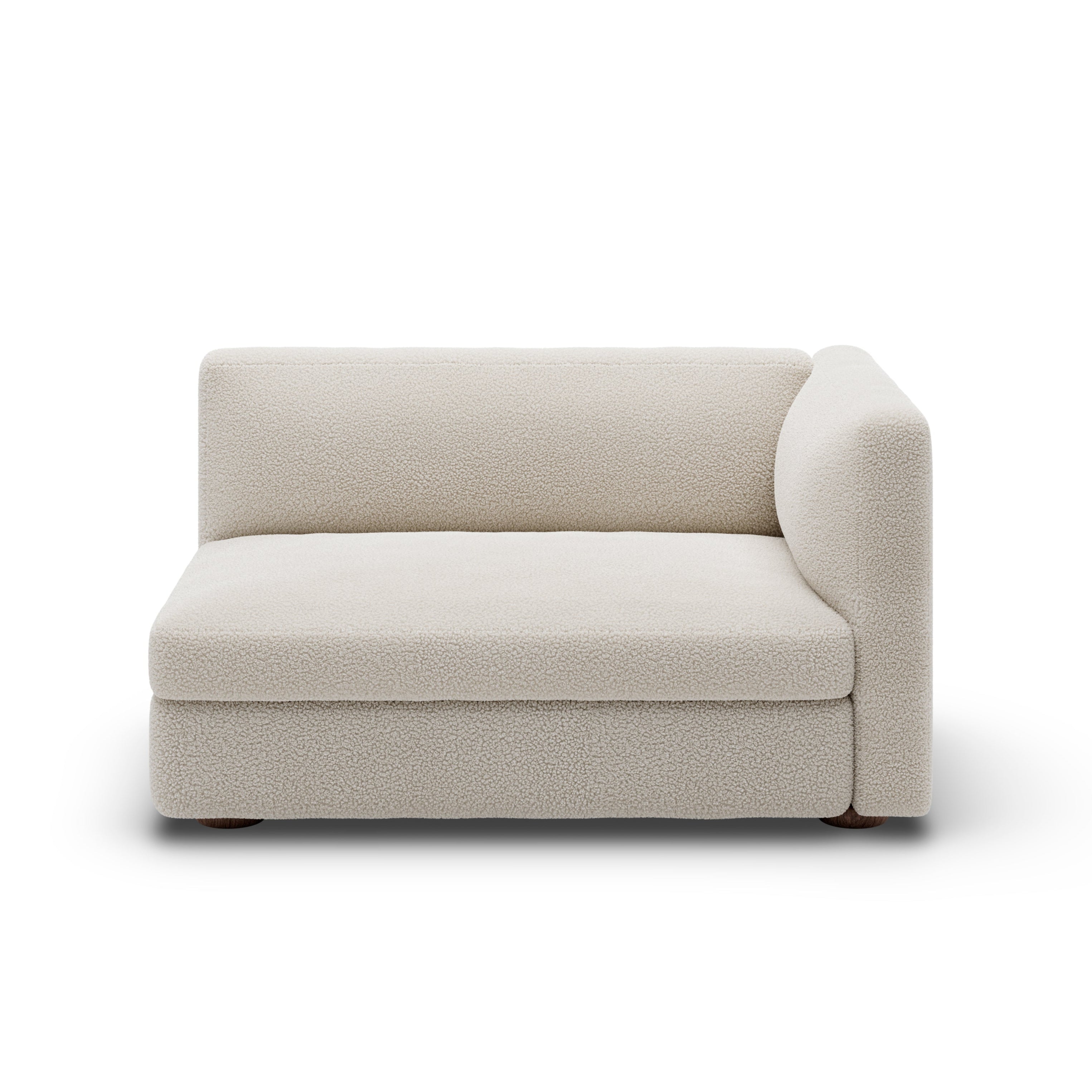 Sofa modułowa CODA - element końcowy szeroki prawostronny tapicerowany
