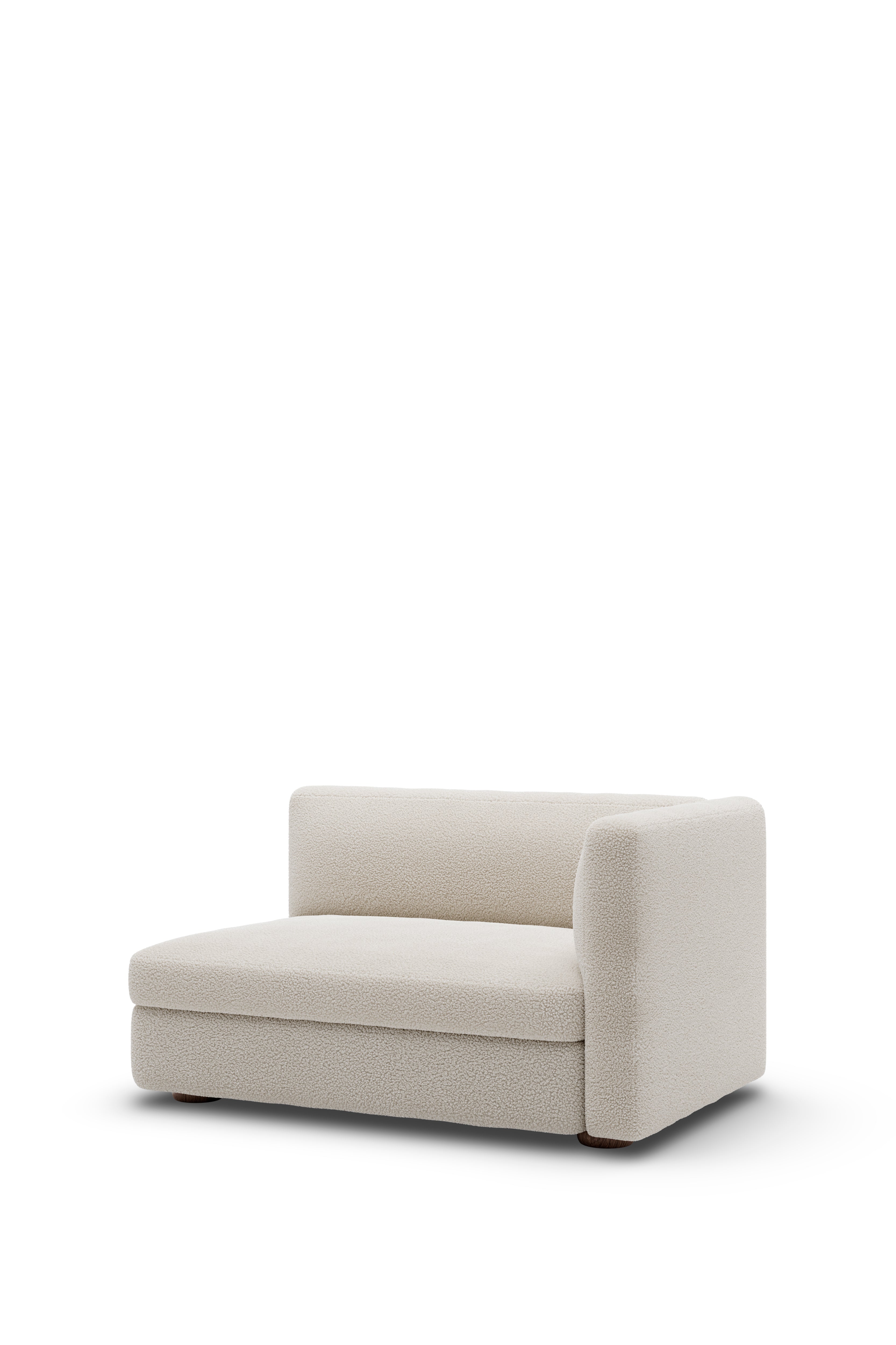Sofa modułowa CODA - element końcowy szeroki prawostronny tapicerowany