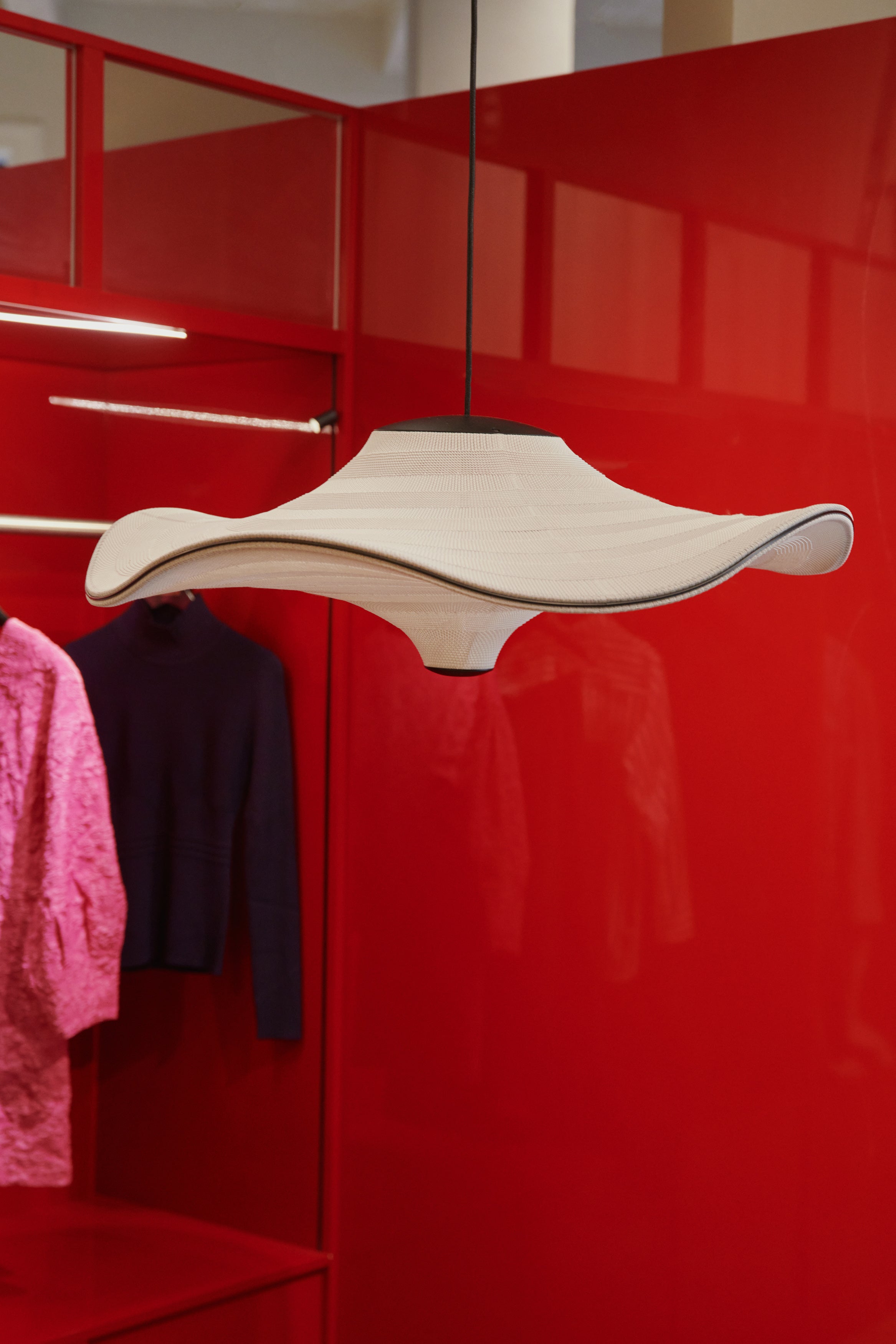 Lampa wisząca FLYING terakota