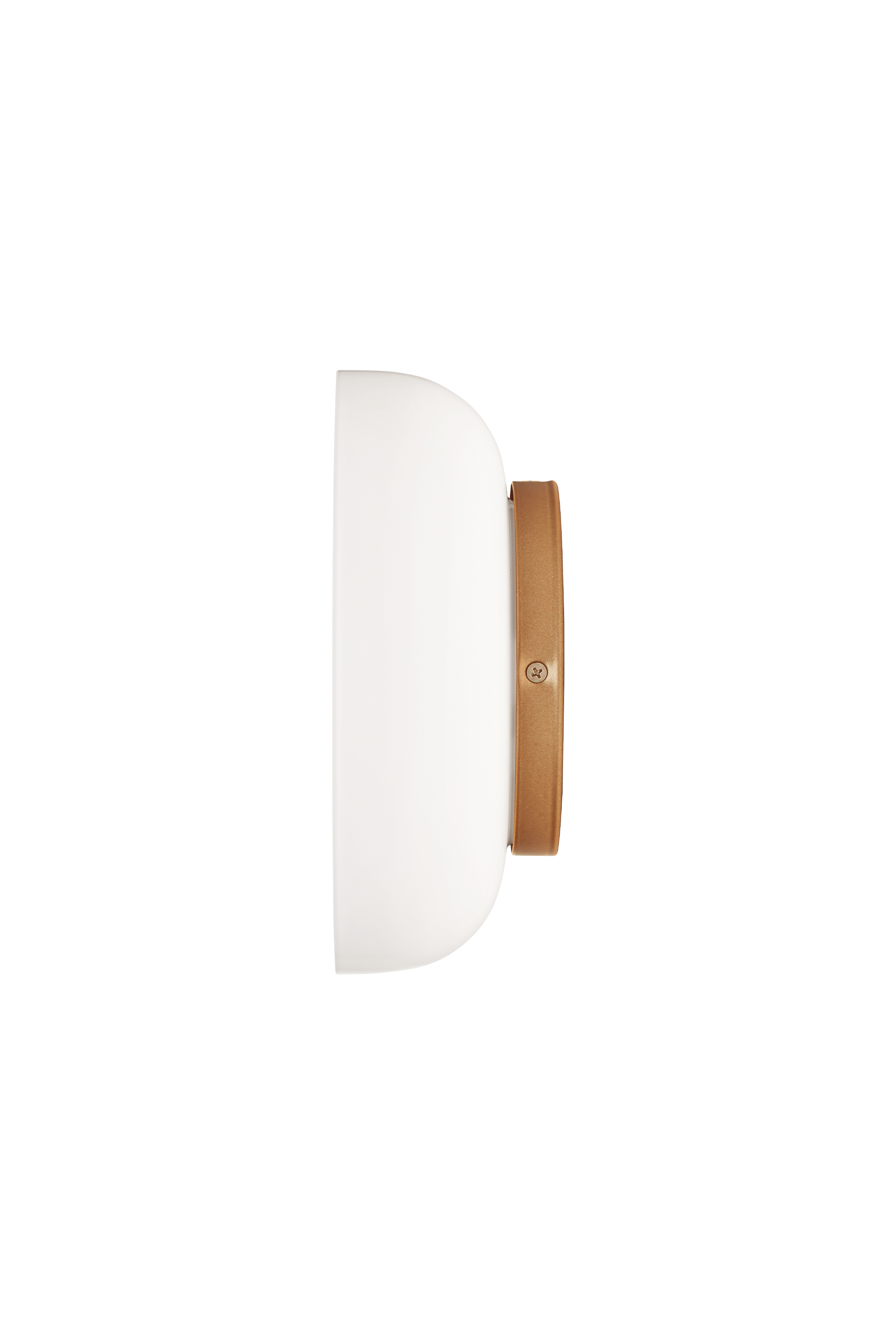 Wandleuchte BLOSSI gold mit opalem Glas