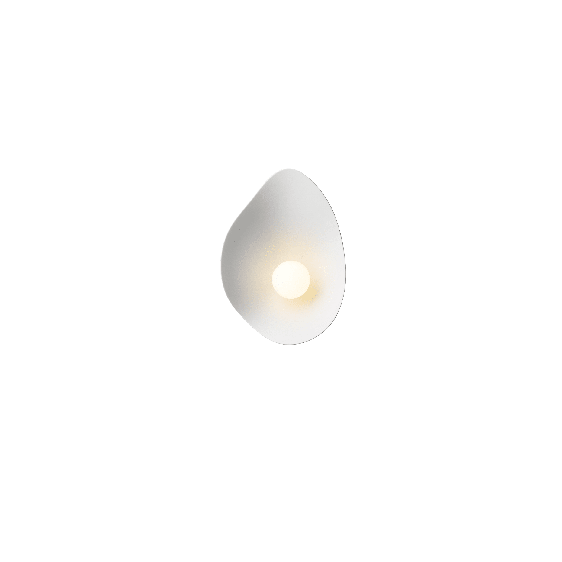 Lampa ścienna FLORII ciemnobrązowy z białym – Nuura