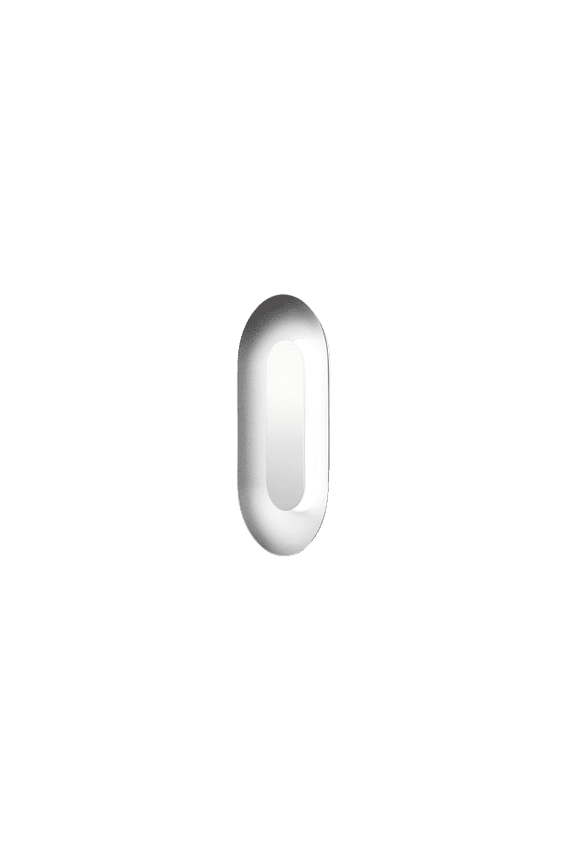 Wandleuchte SASI silbernes Metall