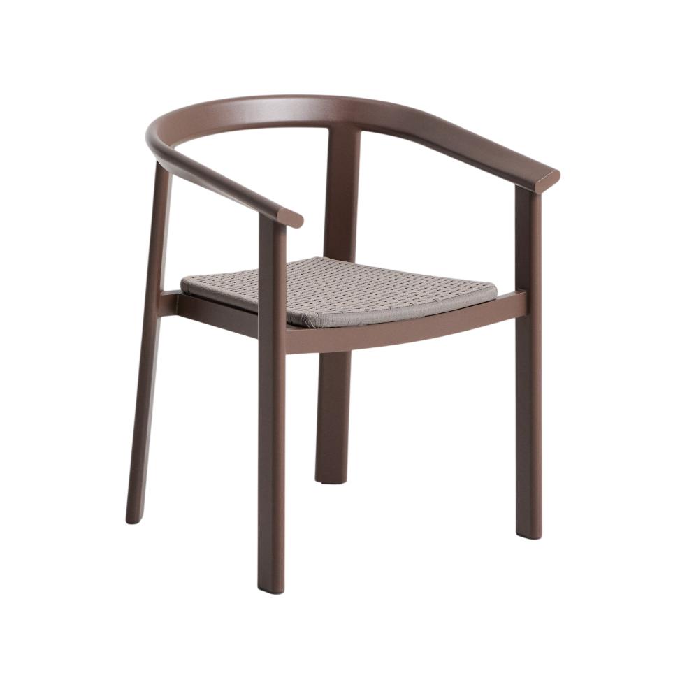 Krzesło ogrodowe ERICE brązowy