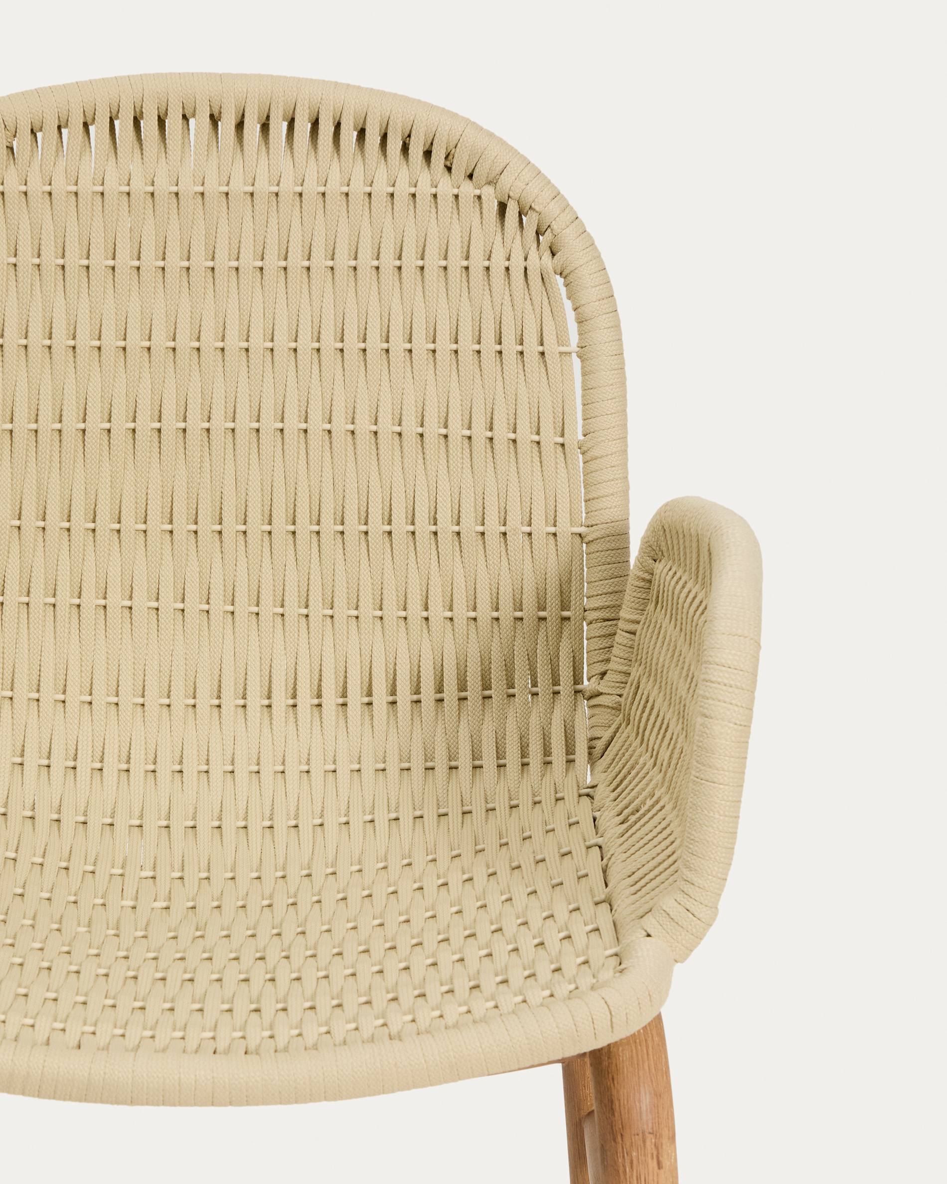 ALIPA Ecru Garden Chair with Armrests