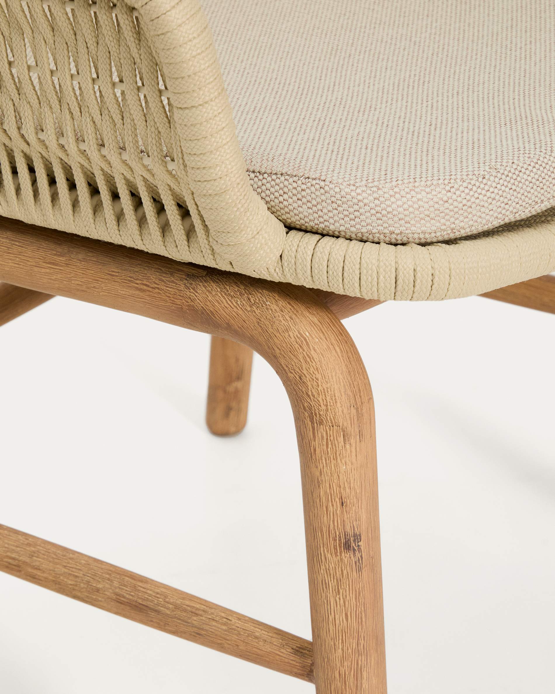 ALIPA Ecru Garden Chair with Armrests