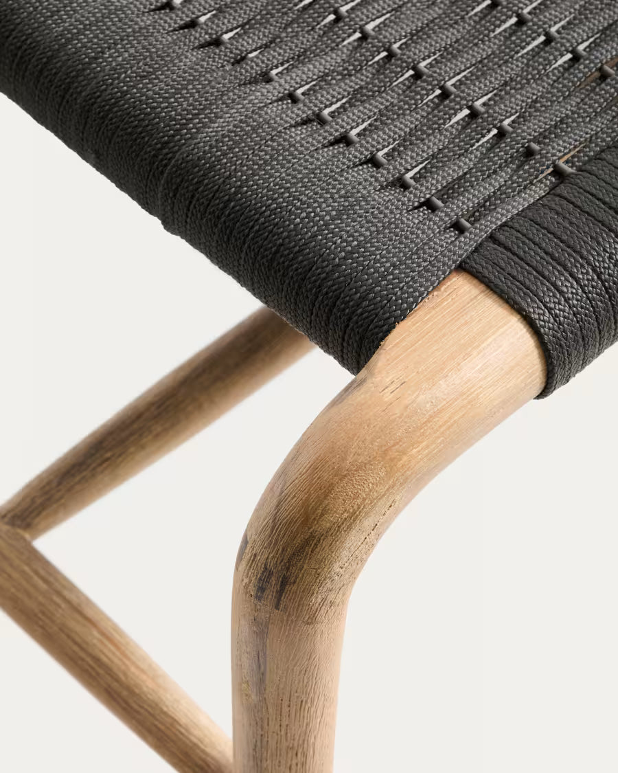 ALIPA Outdoor Bench Black